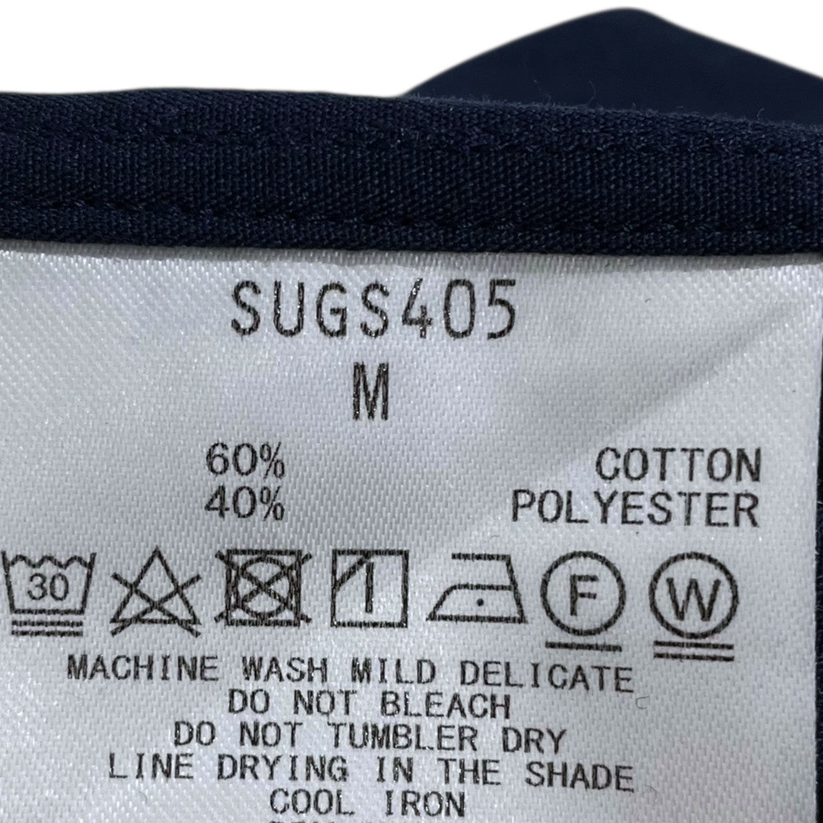 nanamica 半袖シャツ Regular Collar Wind S／S Shirt レギュラーカラーウィンドショートスリーブシャツ SUGS405 古着・中古-6枚目のアイテム画像