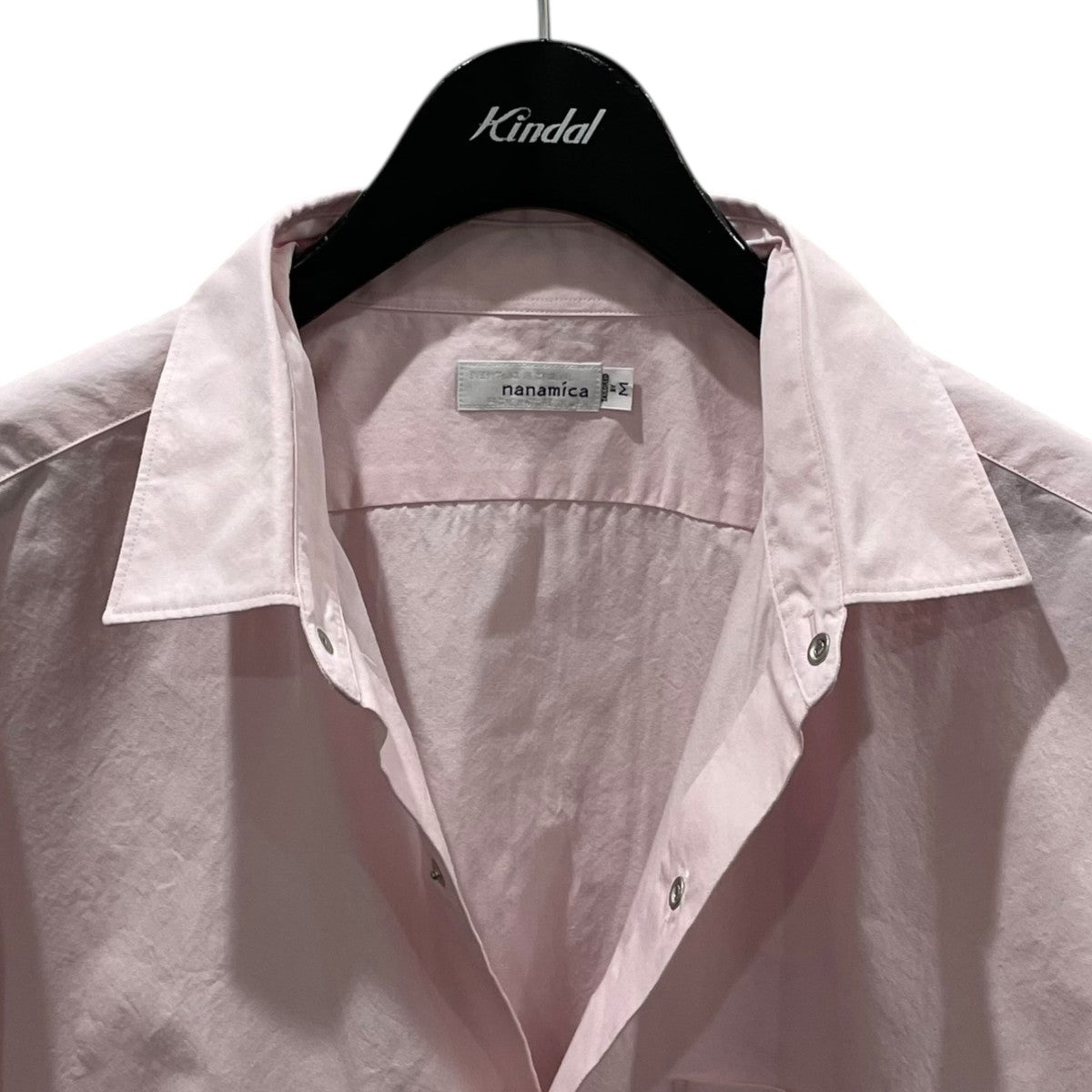 nanamica 半袖シャツ Regular Collar Wind S／S Shirt レギュラーカラーウィンドショートスリーブシャツ SUGS405 古着・中古-3枚目のアイテム画像