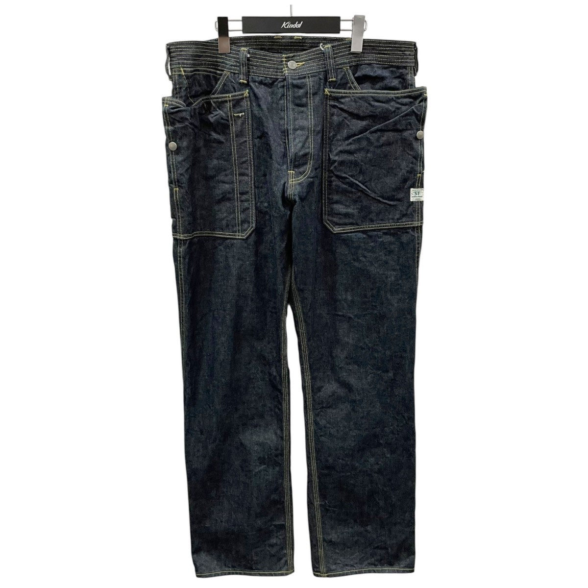 SASSAFRAS(ササフラス) デニムパンツ Fall Leaf Sprayer Pants