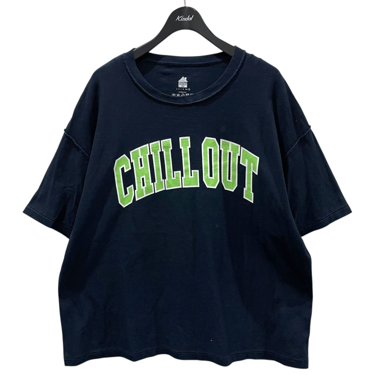 is-ness プリントTシャツ ISNESS MUSIC CHILL OUT T-SHIRT イズネスミュージック チルアウトTシャツ CHILLT01B 古着・中古-1枚目のアイテム画像