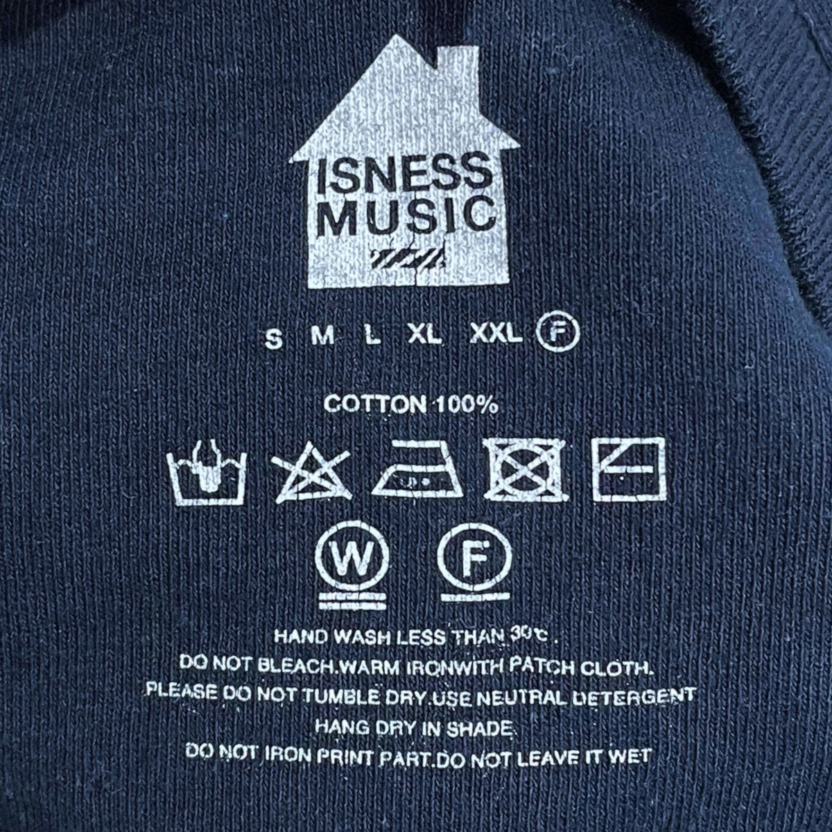 is-ness プリントTシャツ ISNESS MUSIC CHILL OUT T-SHIRT イズネスミュージック チルアウトTシャツ CHILLT01B 古着・中古-6枚目のアイテム画像