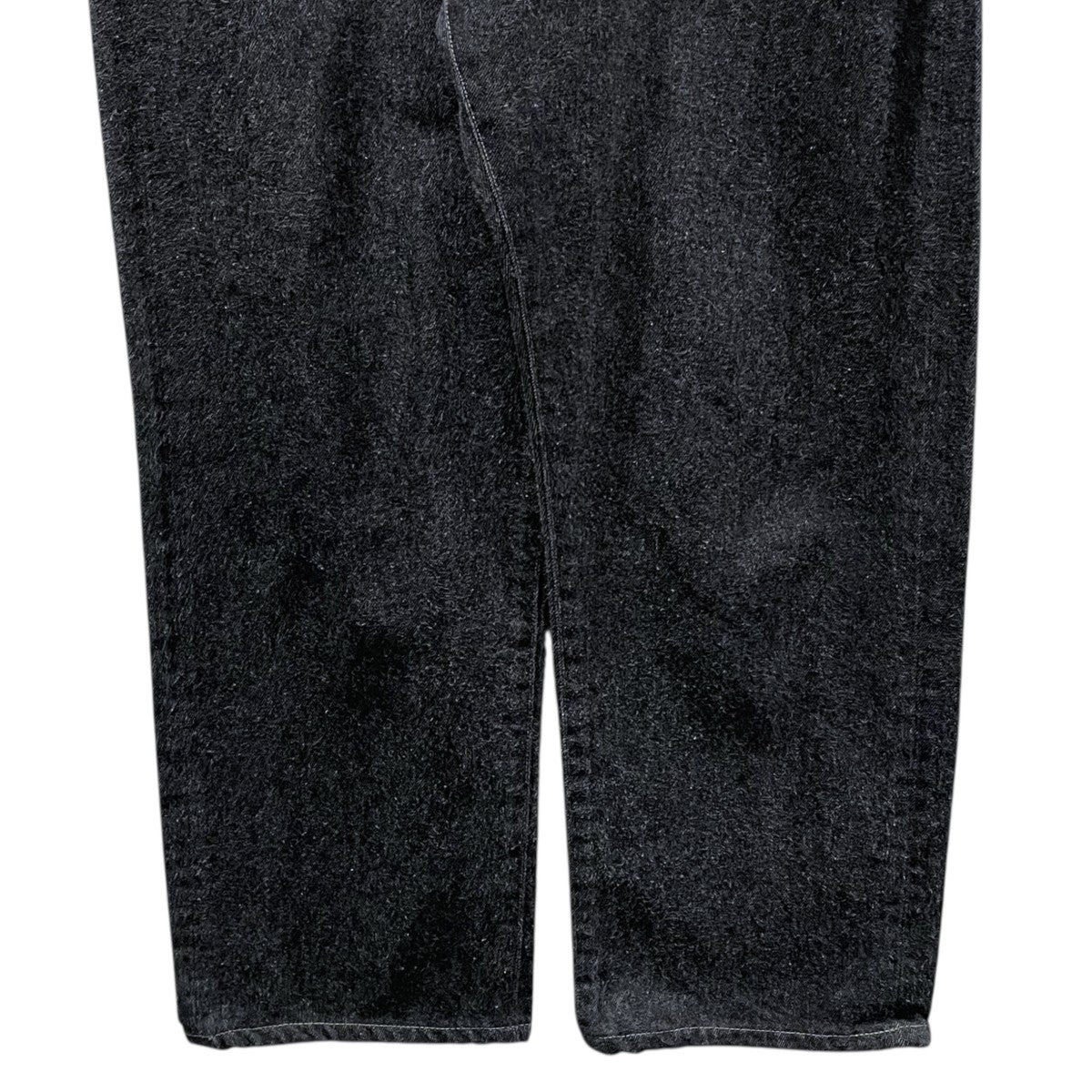A．PRESSE(アプレッセ) 23AW 加工デニムパンツ Black Washed Denim