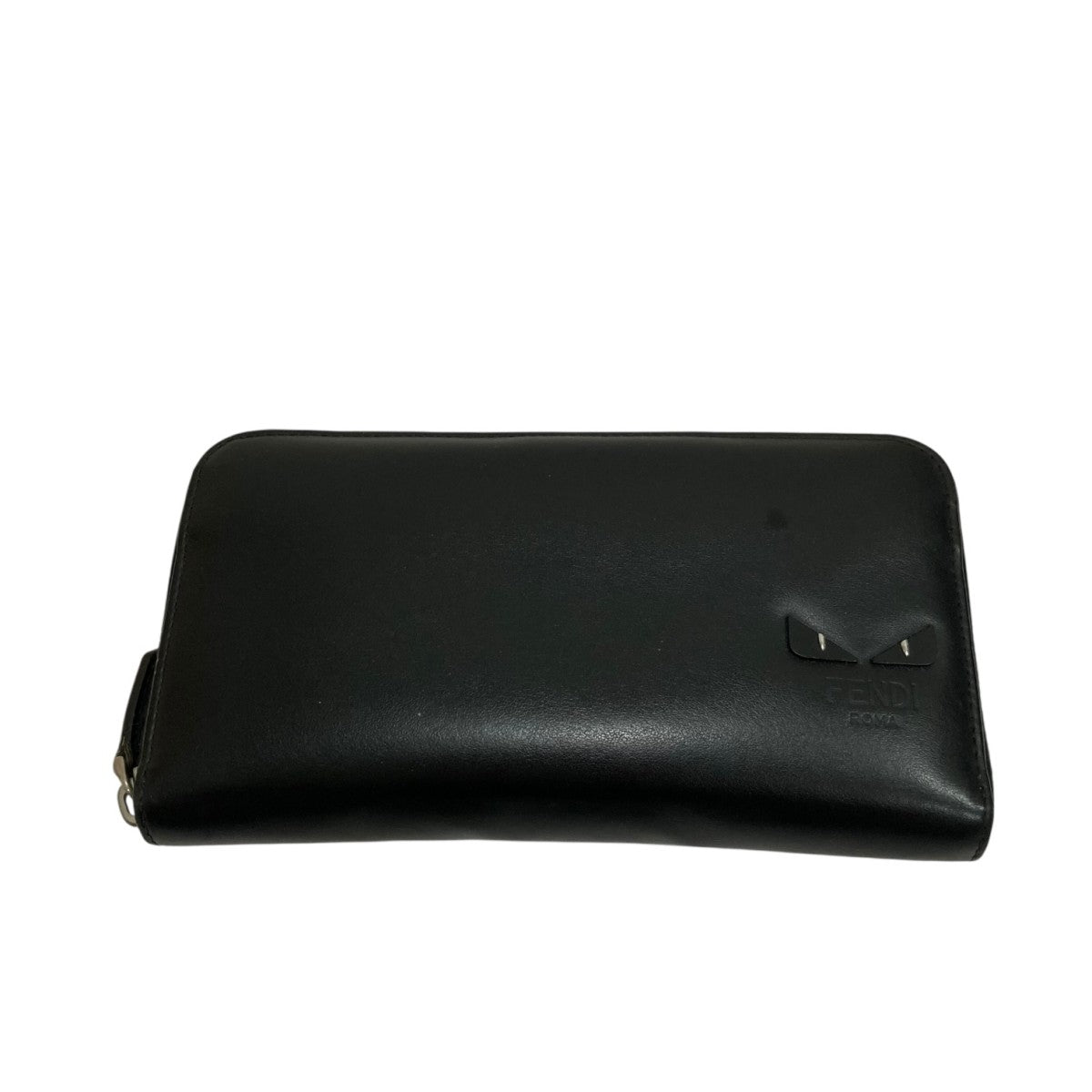 極美品　FENDI フェンディ　バグズアイ　長財布　メンズ　二つ折り　ブラック FENDI フェンディ 長財布 メンズ 財布 バッグ バグズ アイ