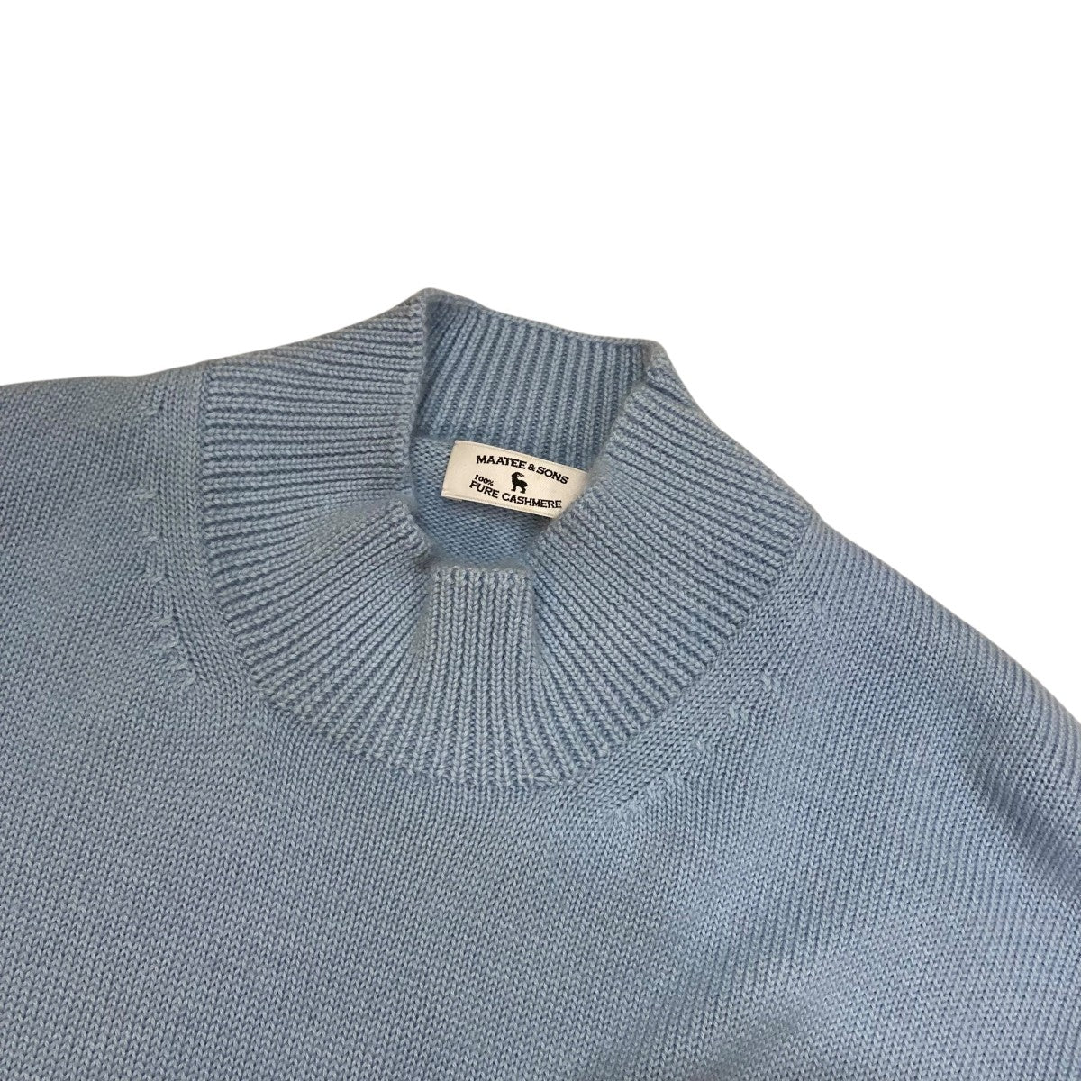MAATEE＆SONS(マーティーアンドサンズ) WOODTED CASHMERE MN PULLOVER