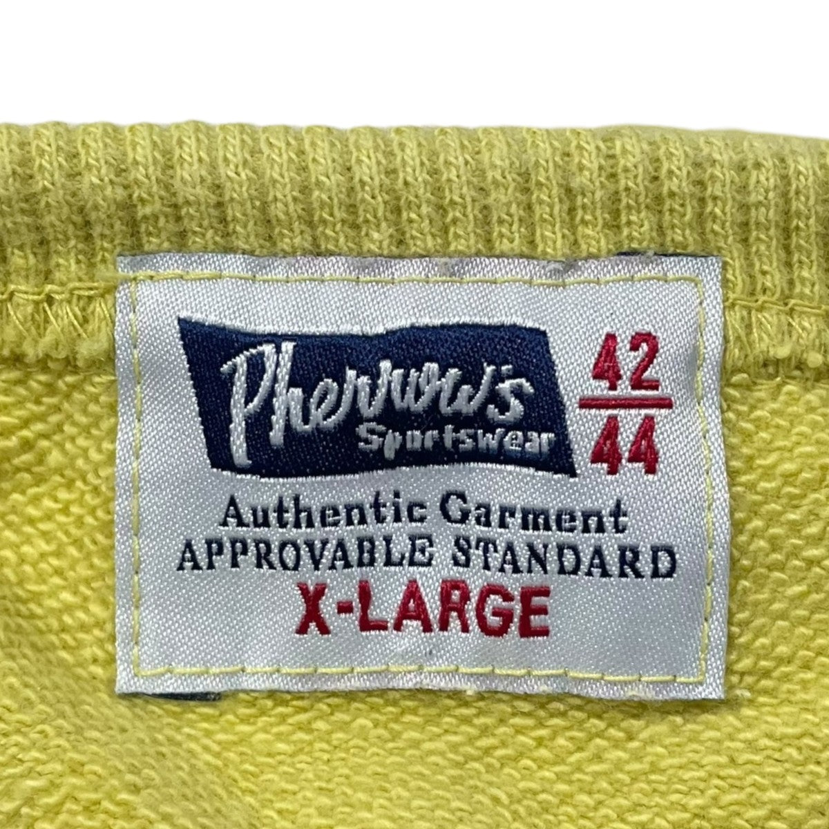 PHERROW’S 22SS 半袖スウェットトレーナー INDIANA H．S． FOOTBALL PFST1 古着・中古-4枚目のアイテム画像