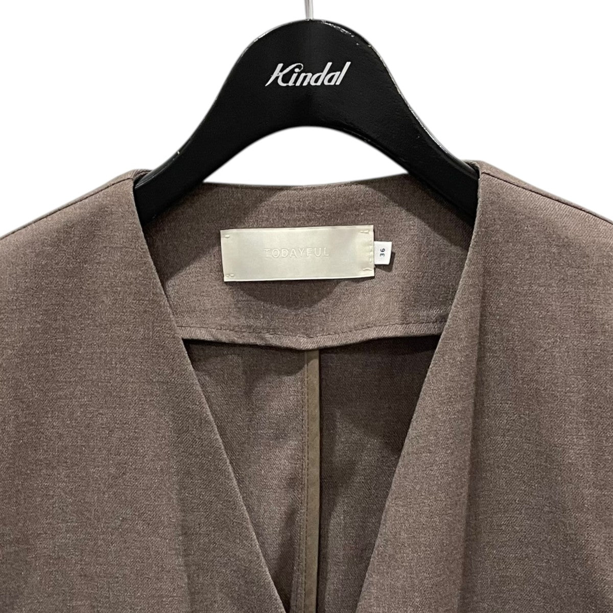 TODAYFUL(トゥデイフル) ノーカラージャケット Collarless Over Jacket