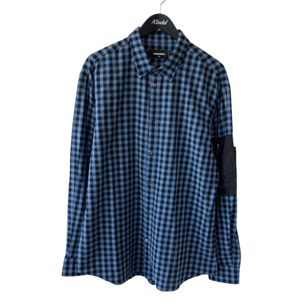 DSQUARED2 チェックシャツS74DM0685 古着・中古-1枚目のアイテム画像