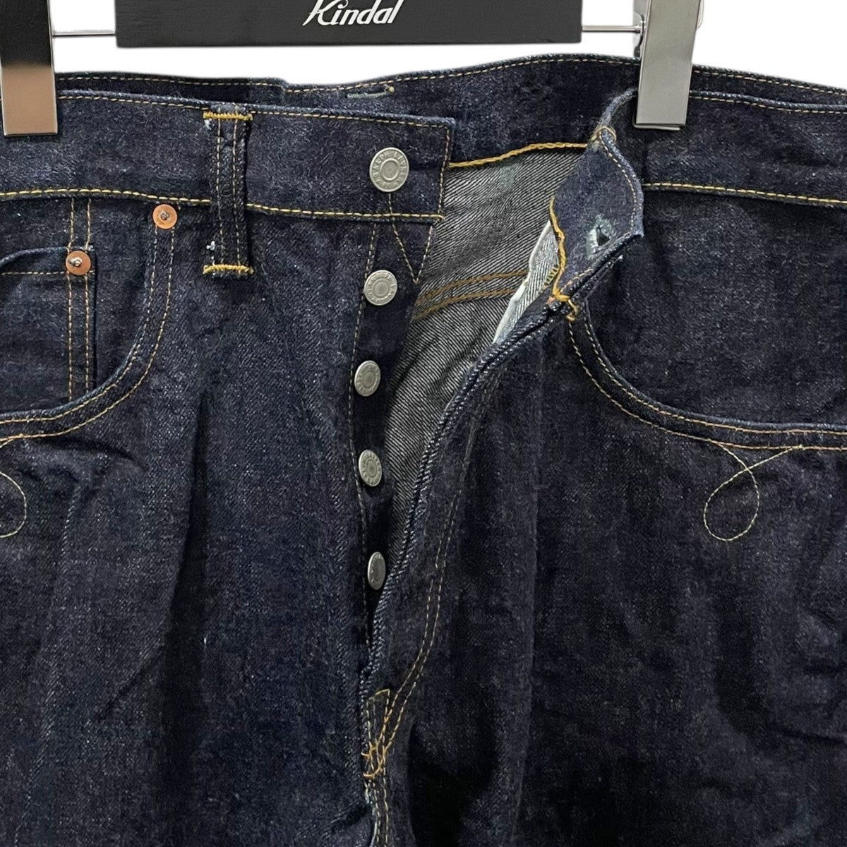 RRL スリムブーツカット W34X32 USA製 RRL(ダブルアールエル) デニムパンツ SLIM BOOTCUT JAPAN WOVEN