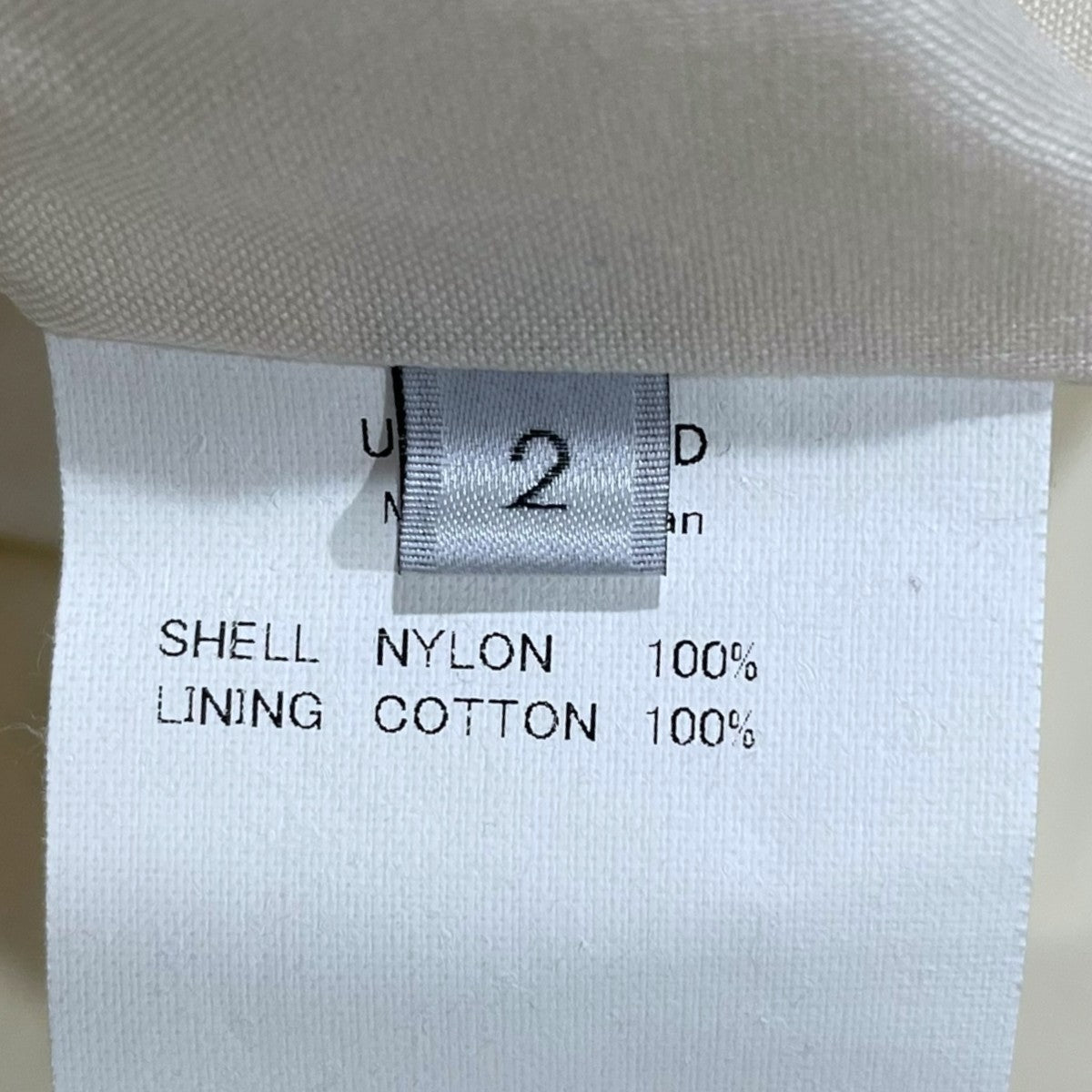 UNUSED(アンユーズド) 24SS ナイロンフィッシングジャケット