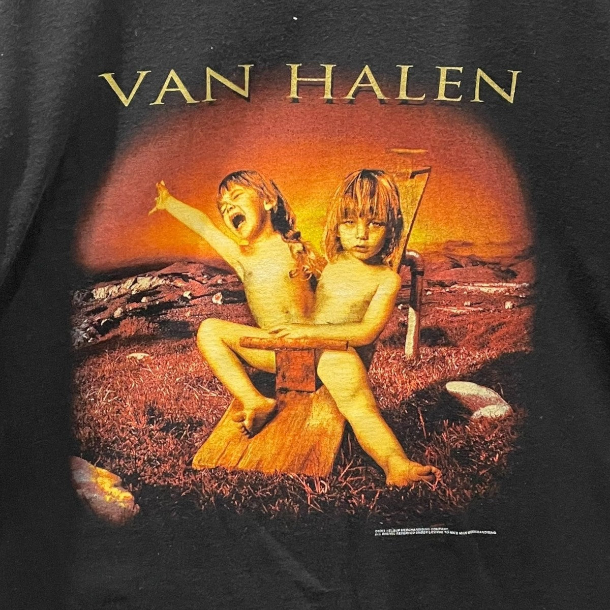 NICE MAN プリントTシャツ VAN HALEN 1995 BALANCE TOUR TEE ヴァンヘイレン ツアーTシャツ 古着・中古-4枚目のアイテム画像
