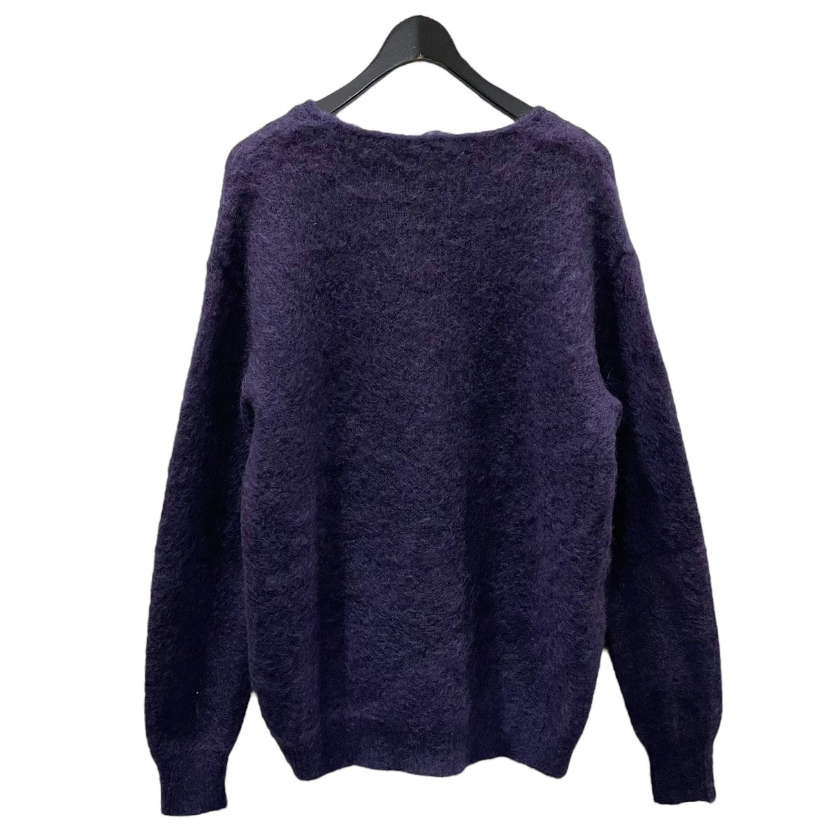 Vネックニットカーディガン Mohair Cardigan -Solid モヘヤカーディガン ソリッド LQ276