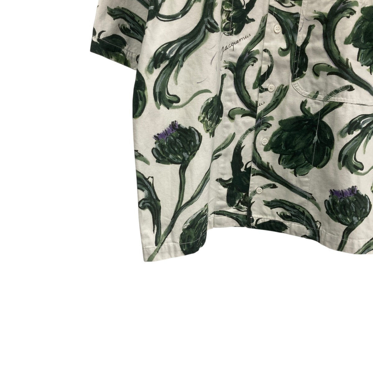 JACQUEMUS(ジャックムス) le coup de soleilアロハシャツ ホワイト