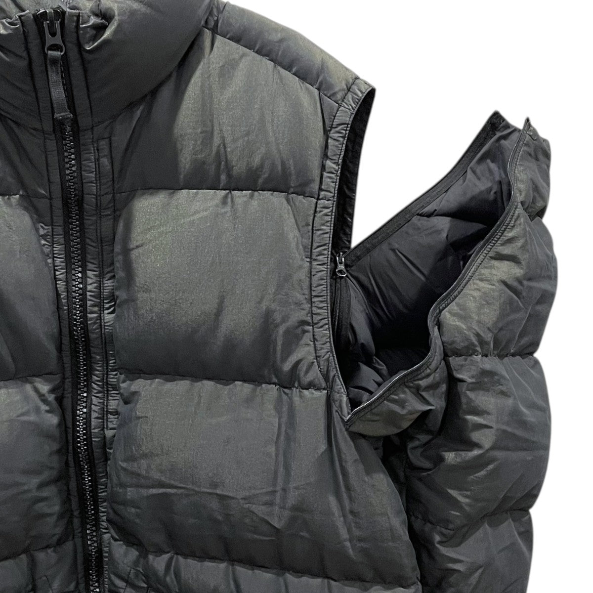 18AW 2WAYダウンジャケット ダウンベスト COTTON METAL WATRO コットンメタル ワトロ 691543750