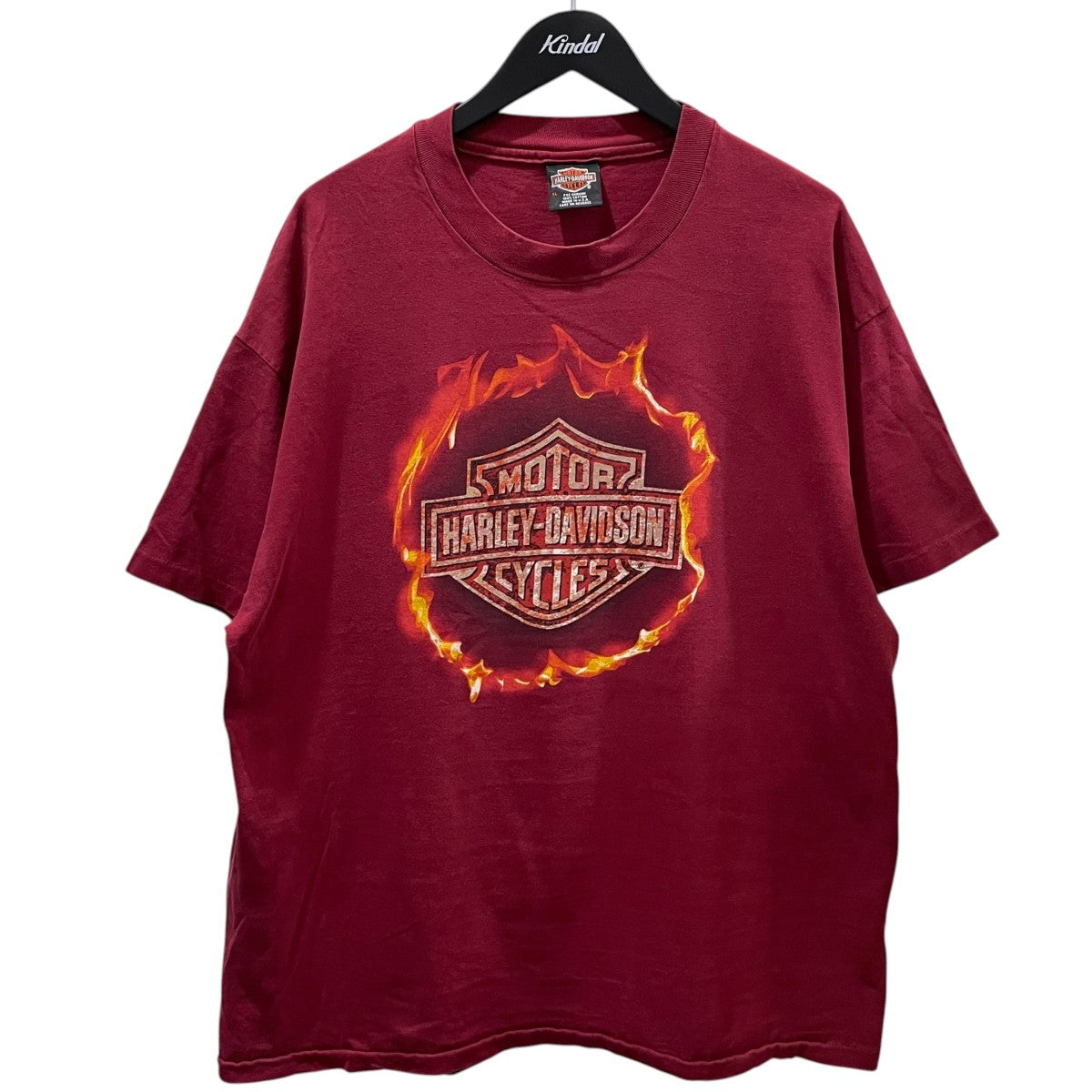 HARLEY-DAVIDSON 90s プリントTシャツ USA製 Hanes BEEFY-T ヘインズ ビーフィーT 古着・中古-1枚目のアイテム画像