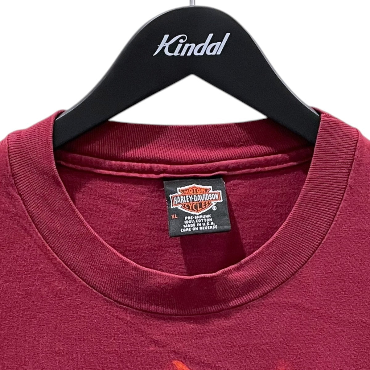 HARLEY-DAVIDSON 90s プリントTシャツ USA製 Hanes BEEFY-T ヘインズ ビーフィーT 古着・中古-3枚目のアイテム画像