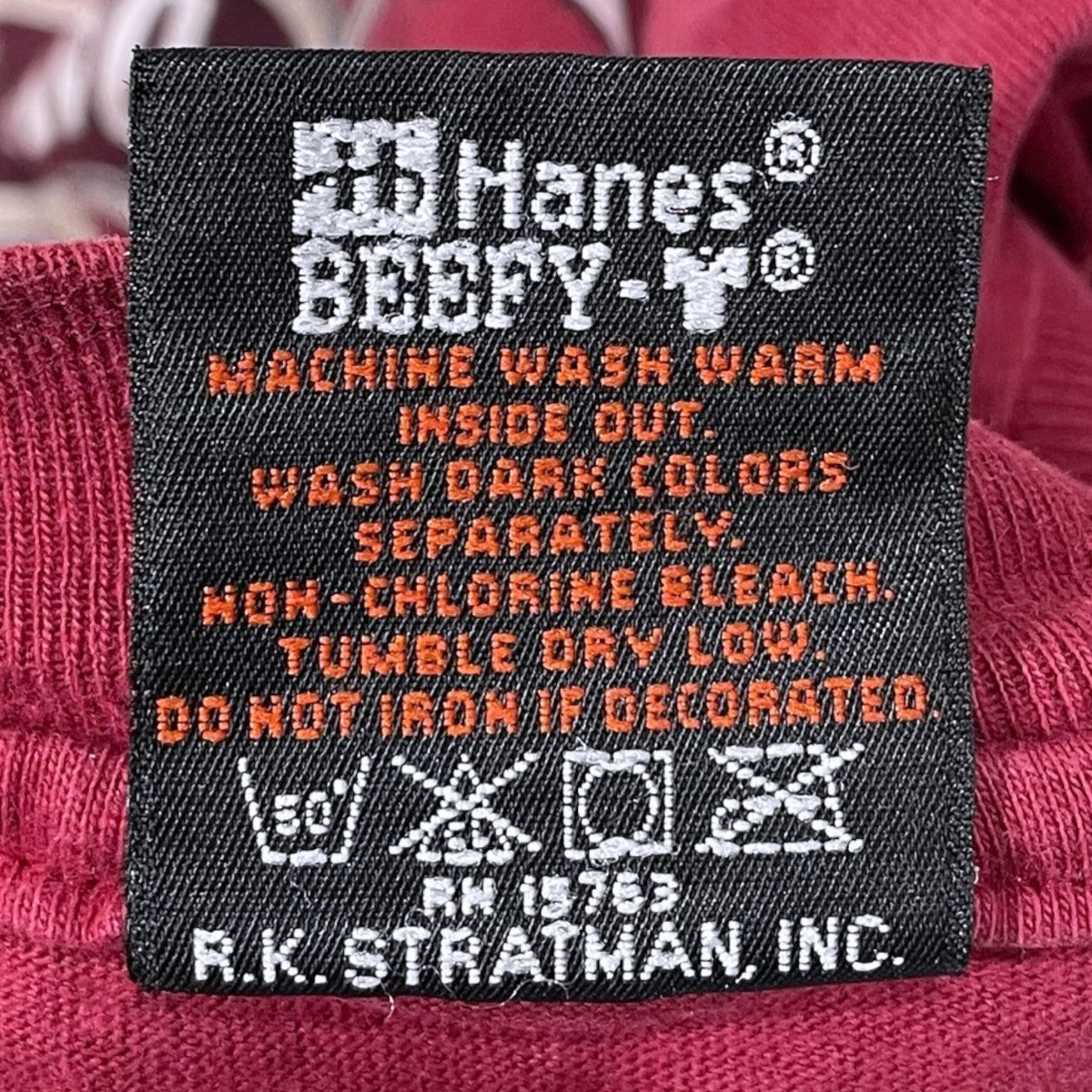 HARLEY-DAVIDSON 90s プリントTシャツ USA製 Hanes BEEFY-T ヘインズ ビーフィーT 古着・中古-8枚目のアイテム画像