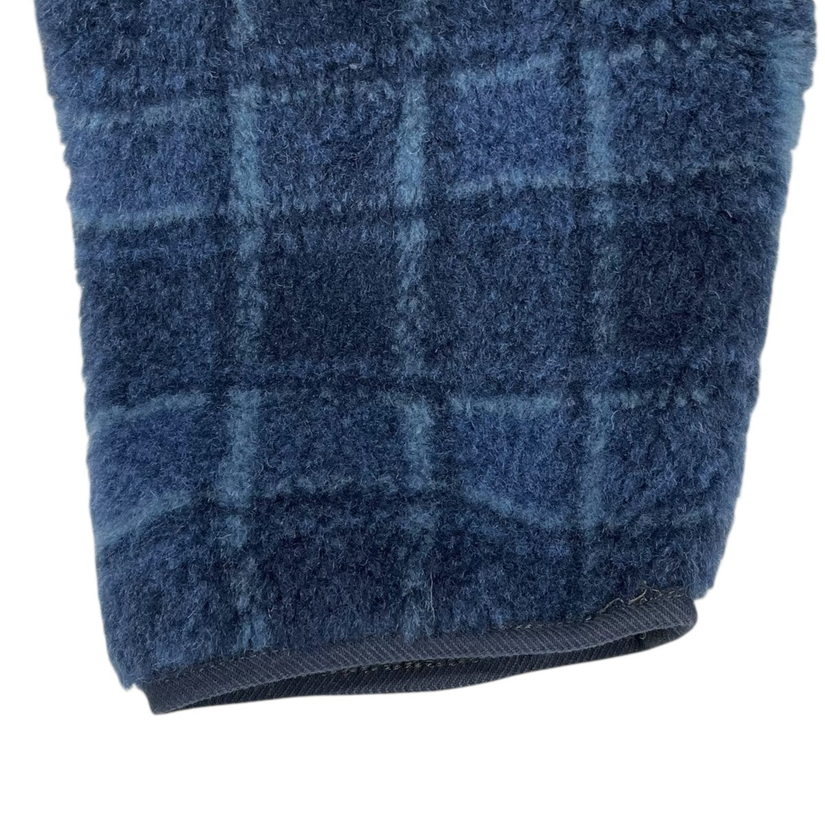 RRL(ダブルアールエル) チェック柄ジップアップフリース