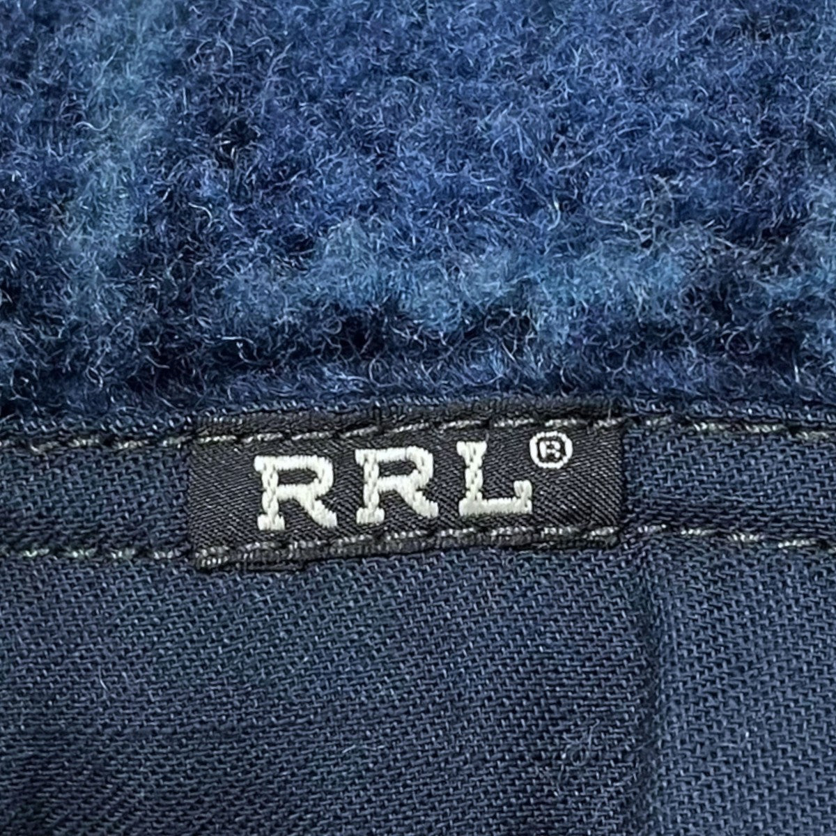 RRL(ダブルアールエル) チェック柄ジップアップフリースジャケット