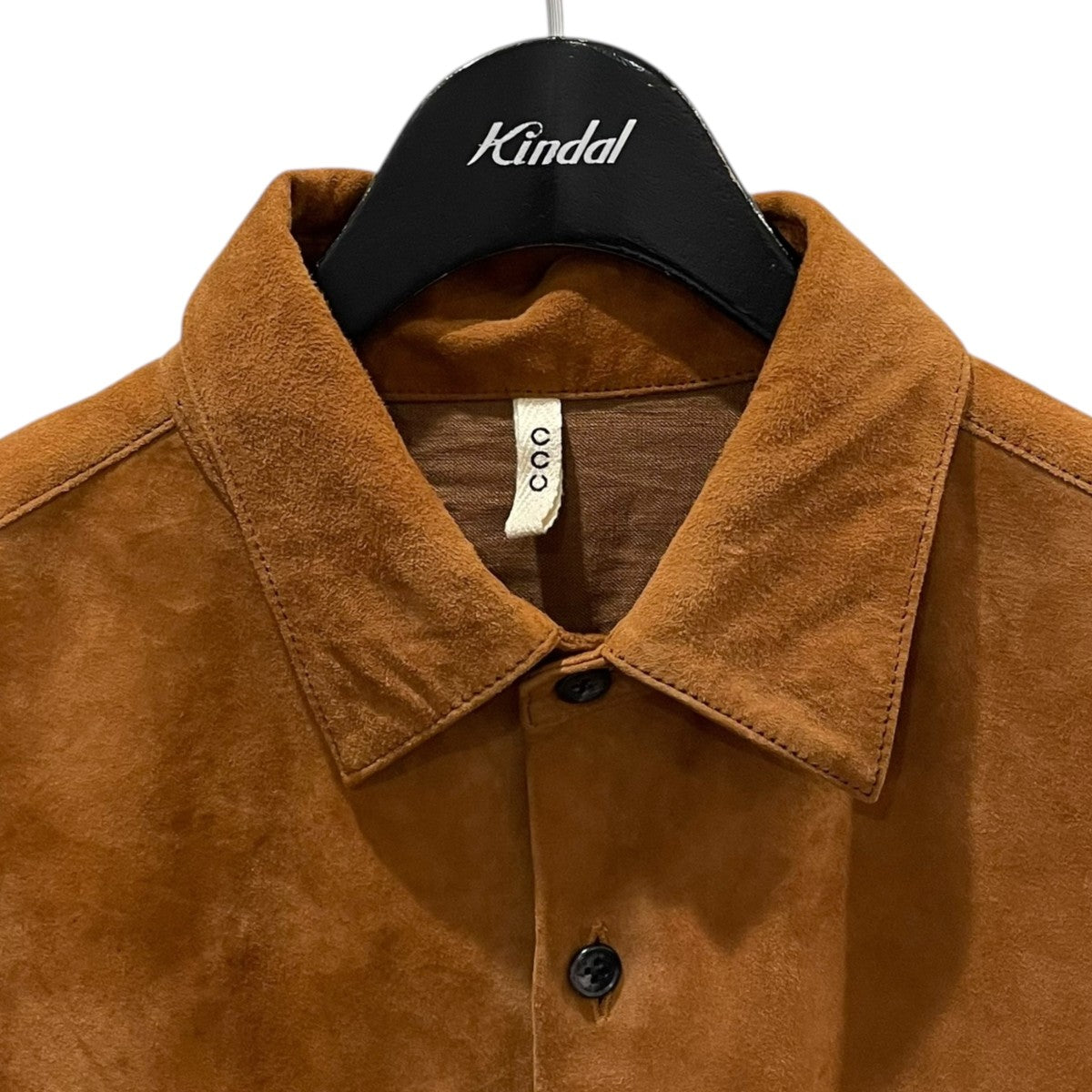 CCU(シーシーユー) レサーシャツ SHEEP SUEDE SHIRT シープスウエード