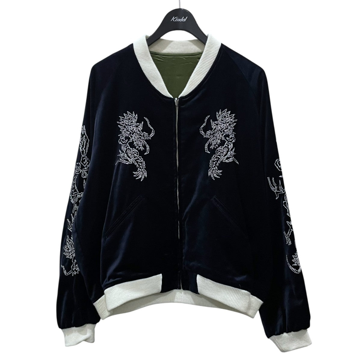 Sasquatchfabrix 24aw スカジャン M Sasquatchfabrix.（サスクワァッチファブリックス）24AW-JKM-005