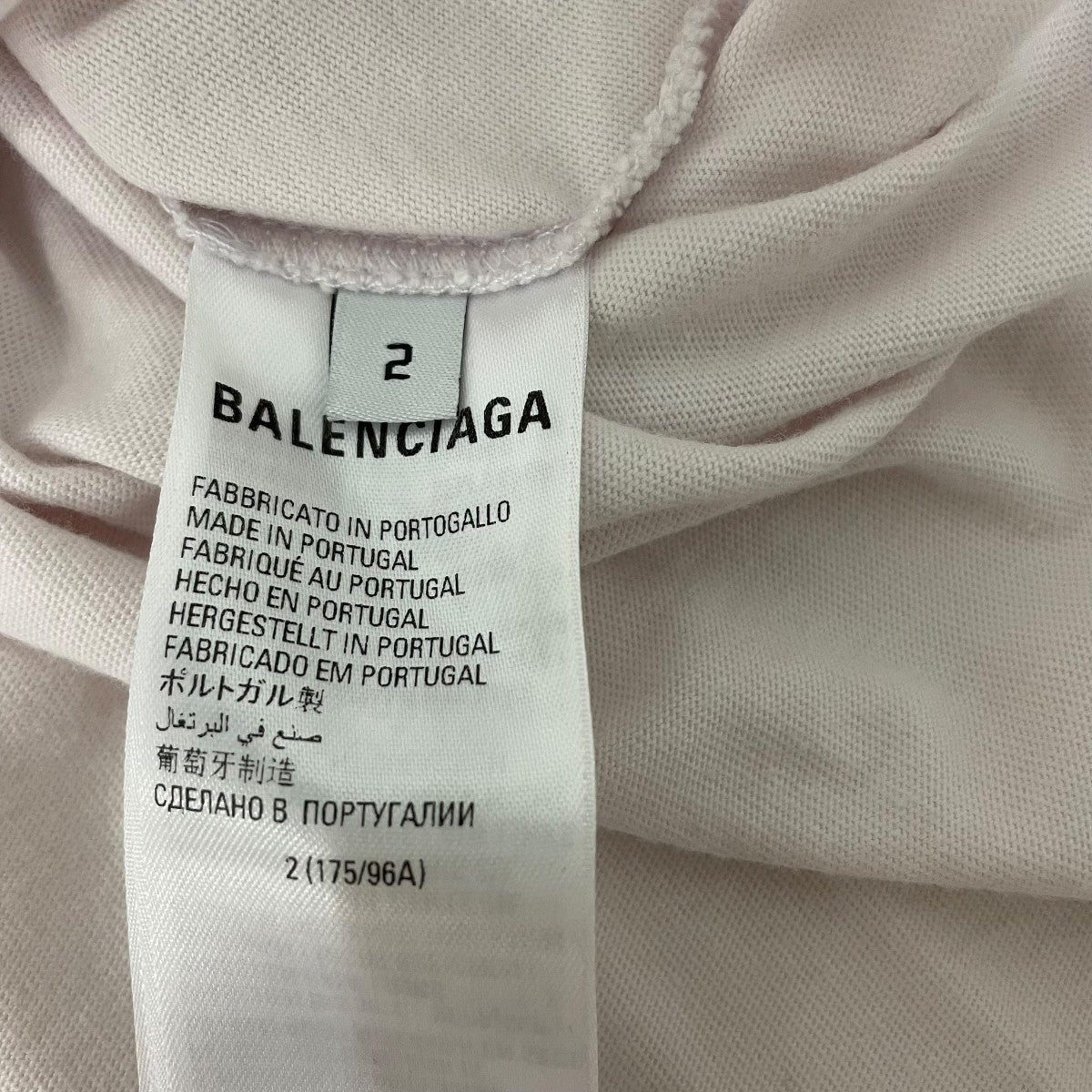 BALENCIAGA(バレンシアガ) Tシャツ694576 694576 ライトピンク サイズ