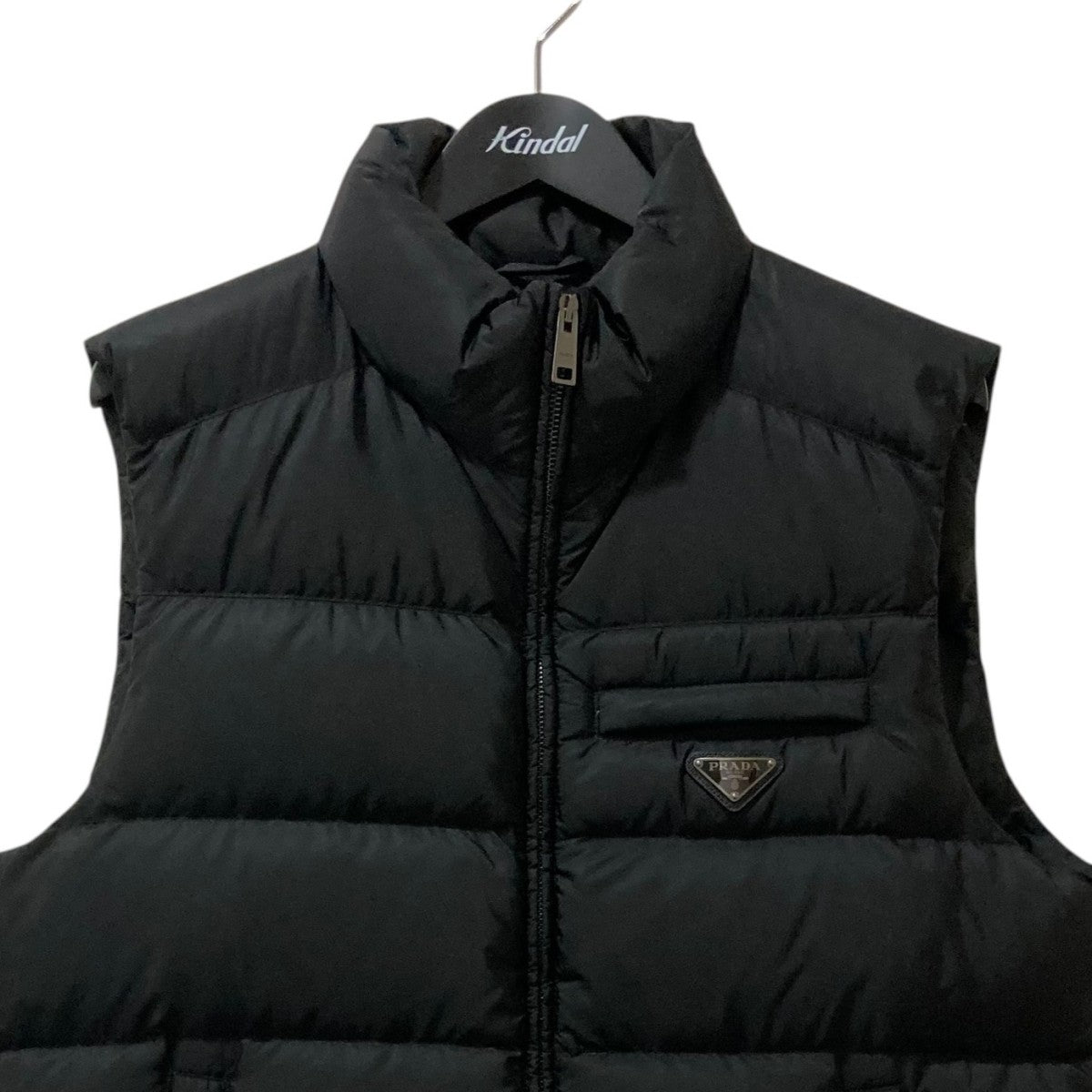PRADA 黒 ダウンベスト PRADA(プラダ) ダウンベストSGJ191 SGJ191 ブラック サイズ 50
