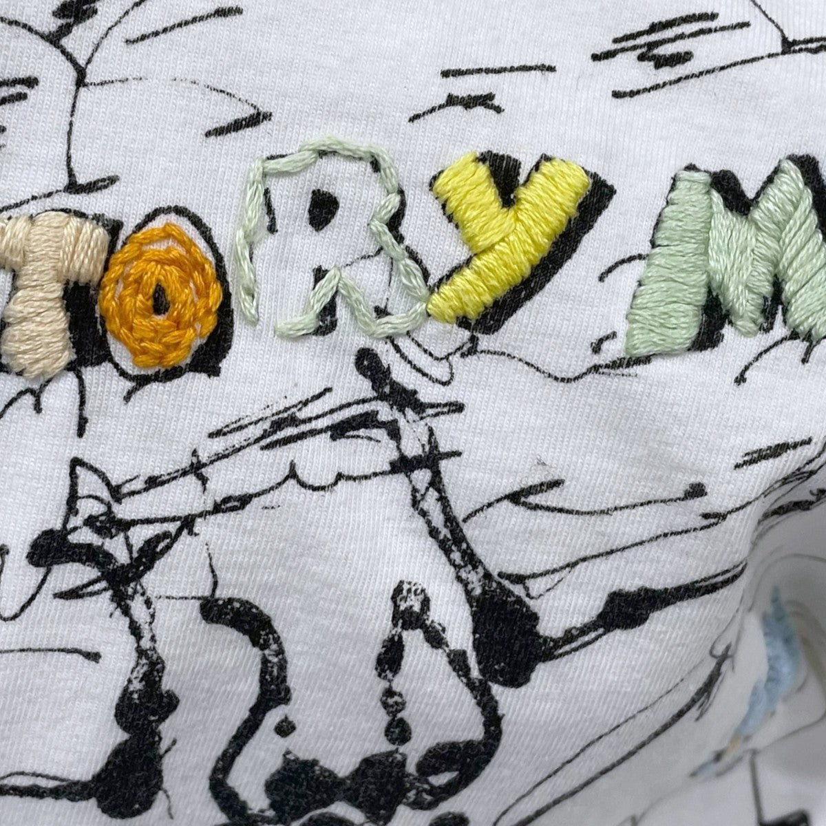 story mfg 22SS 刺繍Tシャツ Grateful T-shirt - Alfie’s Happy Soil グレイトフルティー ショートスリーブ アルフィーズ ハッピー ソイル 古着・中古-4枚目のアイテム画像