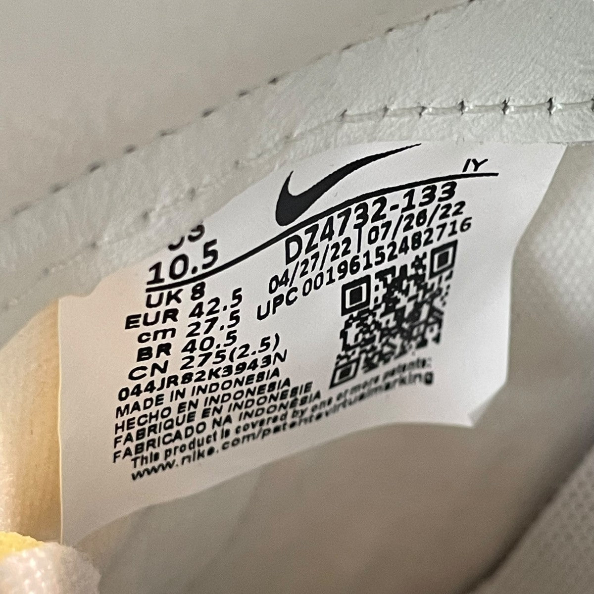 Dunk High Retro Vintage Panda Women’sハイカットスニーカーDZ4732-133