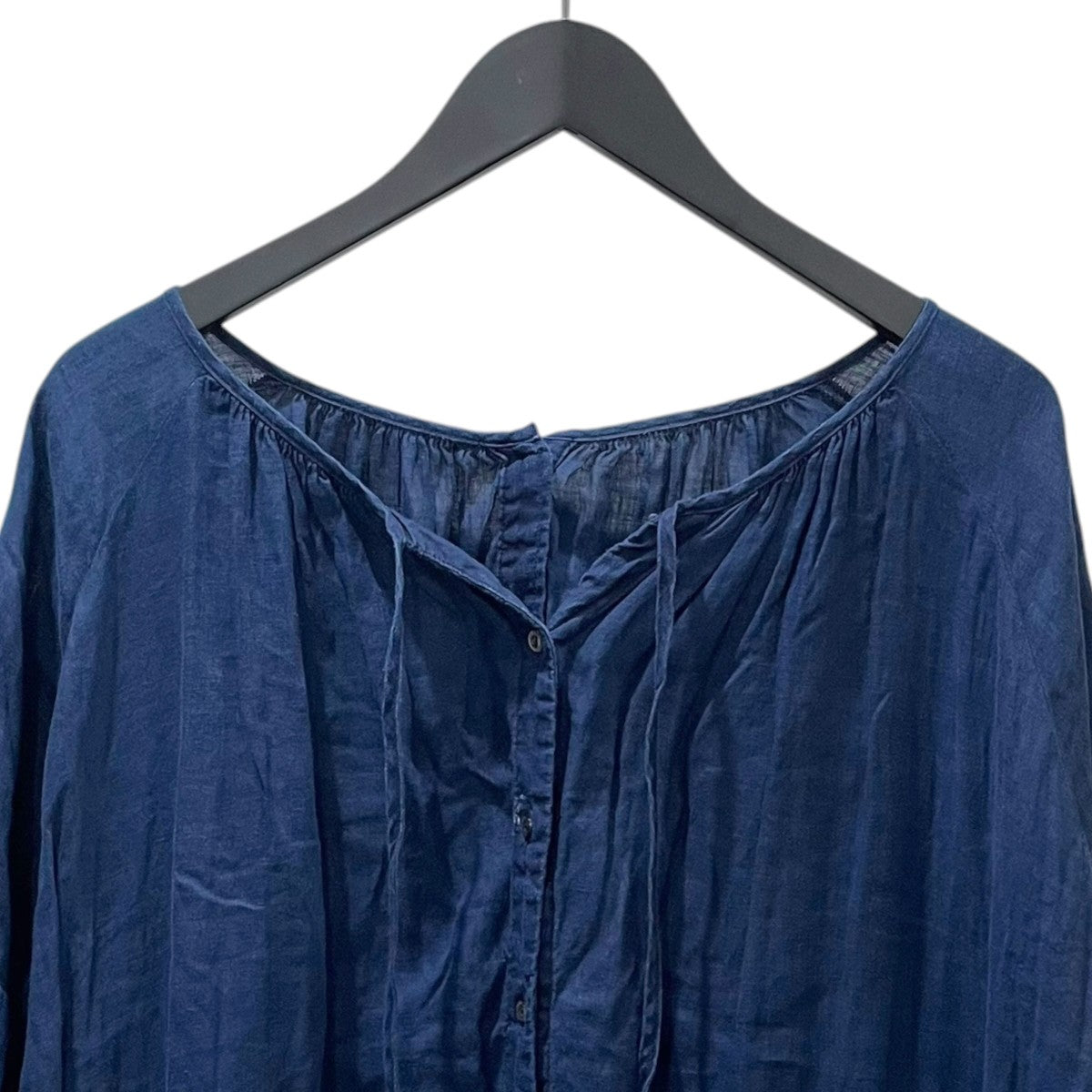nest Robe 24SS 2WAYリネンロングワンピース リネンインディゴ墨染め2WAYドレス 01242-1029 古着・中古-4枚目のアイテム画像
