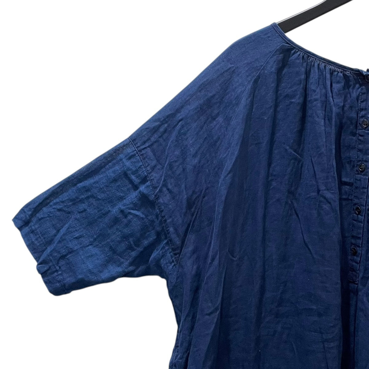 nest Robe 24SS 2WAYリネンロングワンピース リネンインディゴ墨染め2WAYドレス 01242-1029 古着・中古-5枚目のアイテム画像
