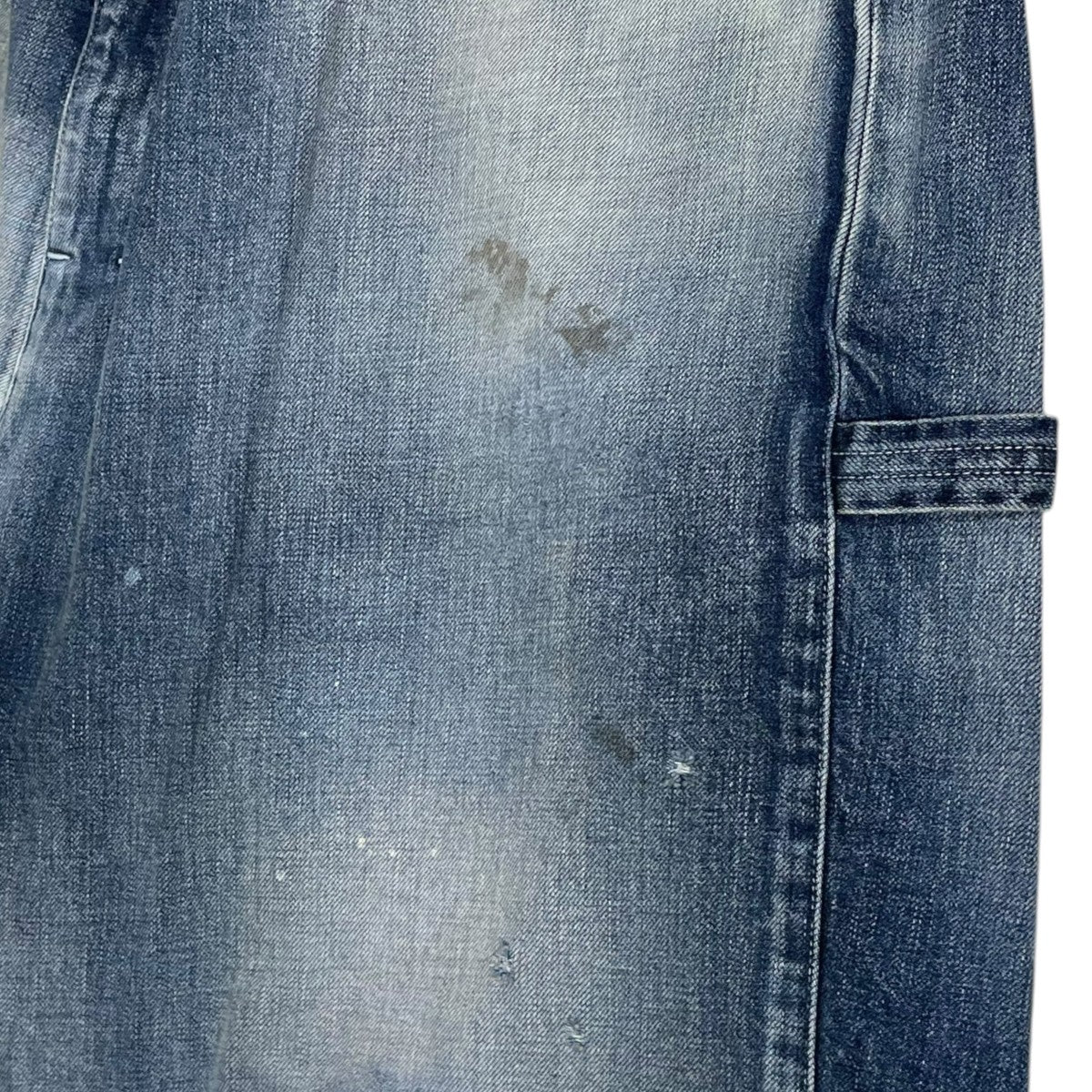 ANCELLM×WISM 25AW 加工デニムハーフパンツ BOXY DENIM PAINTER SHORTS ボクシーデニムペインターショーツ ACW-11 古着・中古-4枚目のアイテム画像