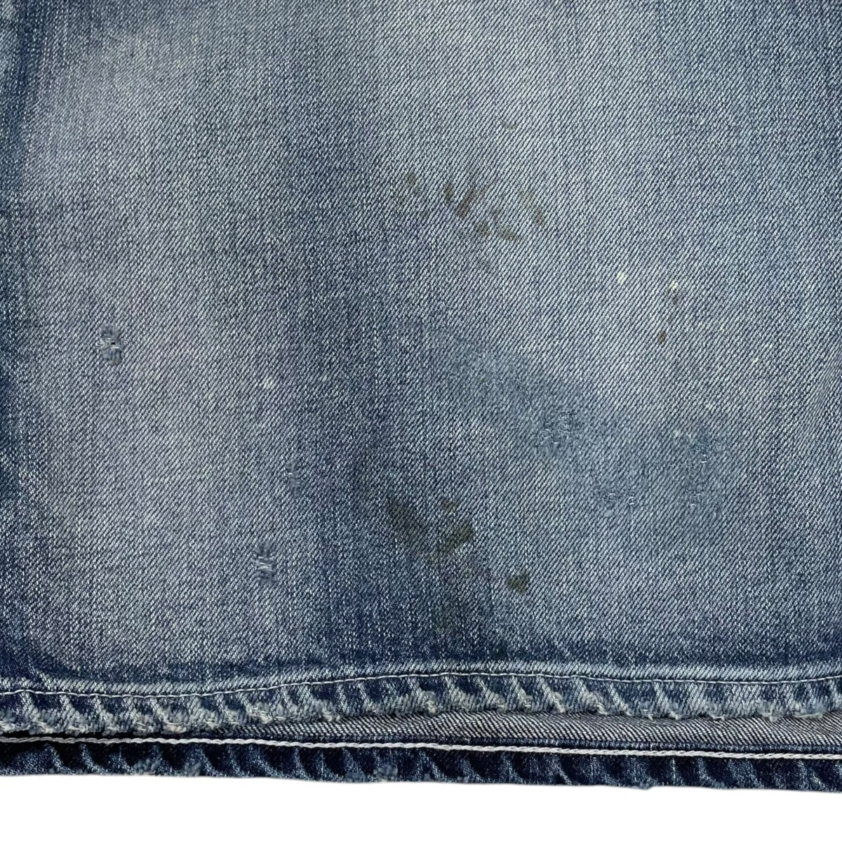 ANCELLM×WISM 25AW 加工デニムハーフパンツ BOXY DENIM PAINTER SHORTS ボクシーデニムペインターショーツ ACW-11 古着・中古-6枚目のアイテム画像