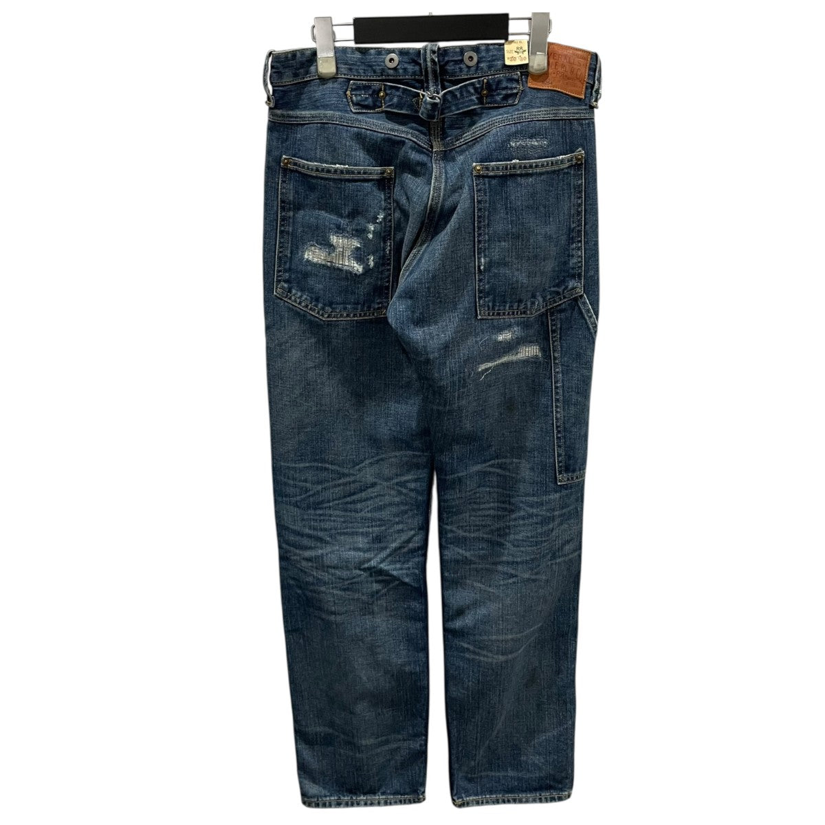 RRL(ダブルアールエル) 加工デニムパンツ Straight Fit Brayton