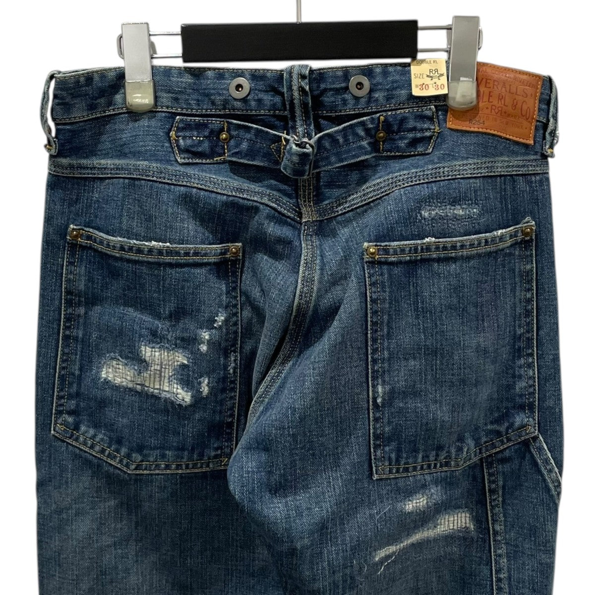 RRL デニムパンツユーズド加工新品未使用 RRL(ダブルアールエル) 加工デニムパンツ Straight Fit Brayton