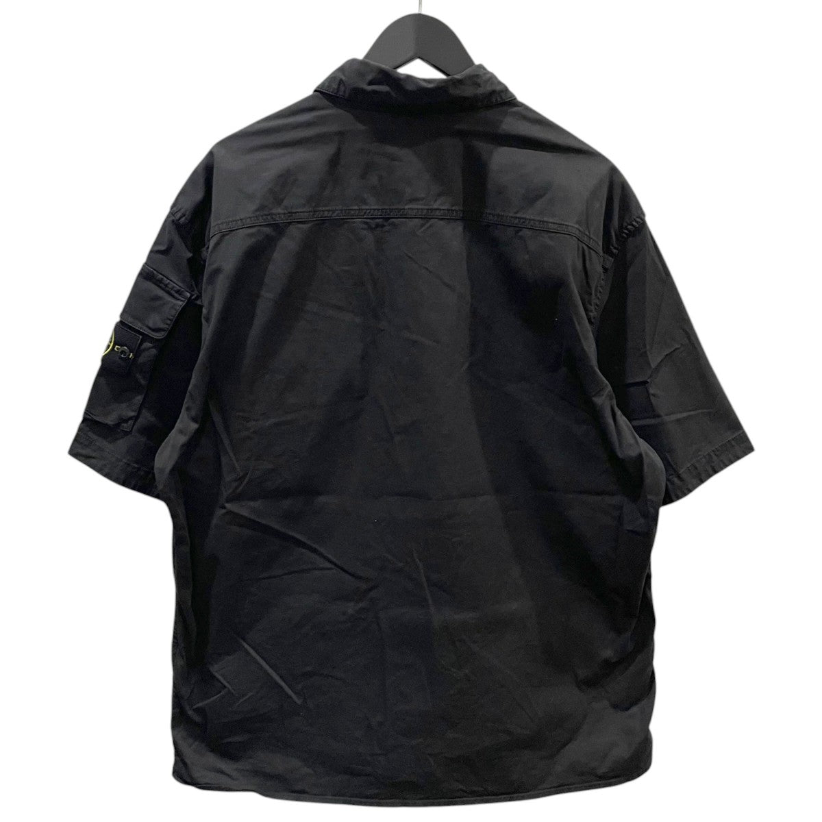 STONE ISLAND 25SS ガーメントダイ 半袖シャツ Supima Cotton Twill Stretch-TC Shirt スーピマコットン ツイルストレッチ ティントゥーラカーポシャツ K2S151100007 古着・中古-2枚目のアイテム画像
