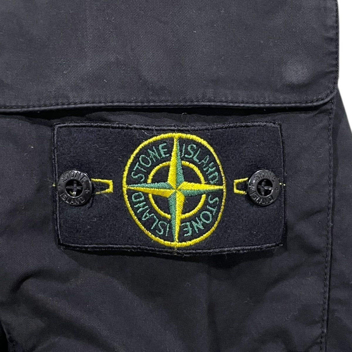 STONE ISLAND 25SS ガーメントダイ 半袖シャツ Supima Cotton Twill Stretch-TC Shirt スーピマコットン ツイルストレッチ ティントゥーラカーポシャツ K2S151100007 古着・中古-4枚目のアイテム画像