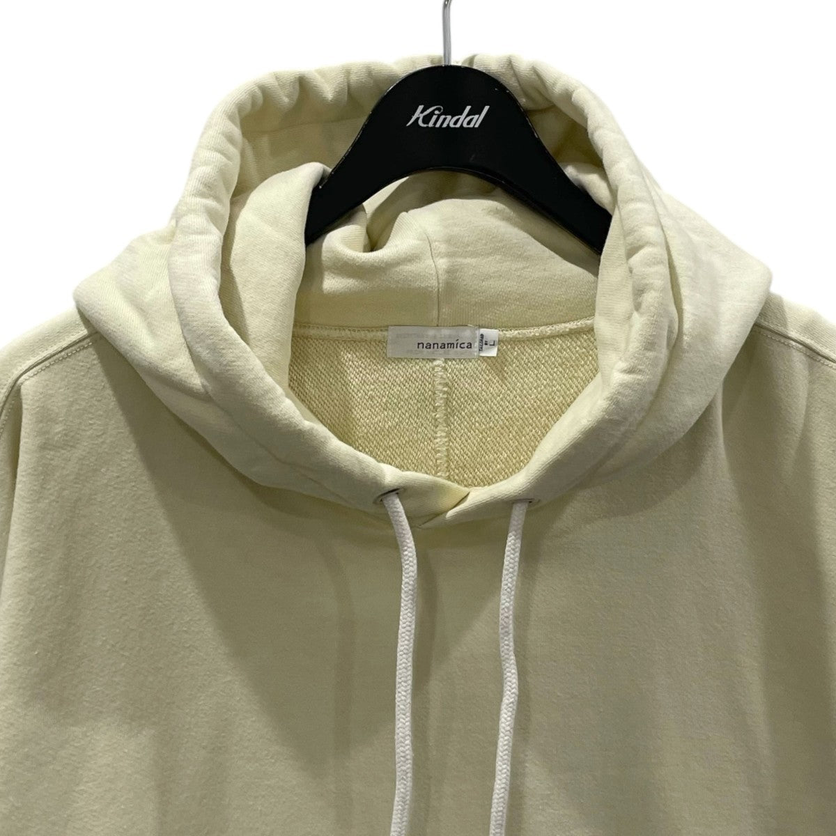 新品 ナナミカ S 日本製 フーデットプルオーバースウェット ネイビー M相当 新品 ナナミカ S 日本製 フーデットプルオーバースウェット