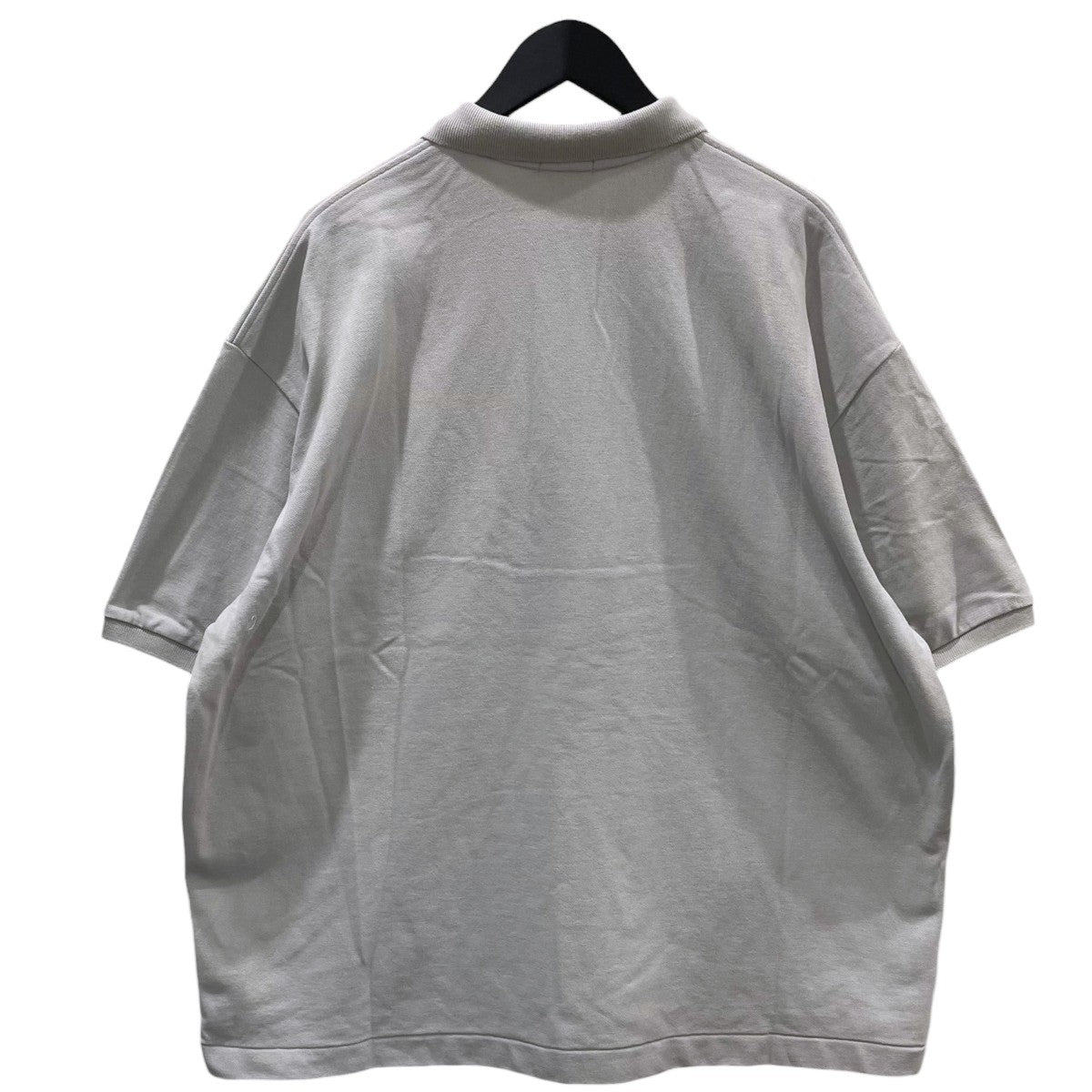 未使用品 KRISVANASSCHE ポロシャツ グレー サイズＳ Champion（チャンピオン） ポロシャツ 半袖 鹿の子 ワンポイントロゴ