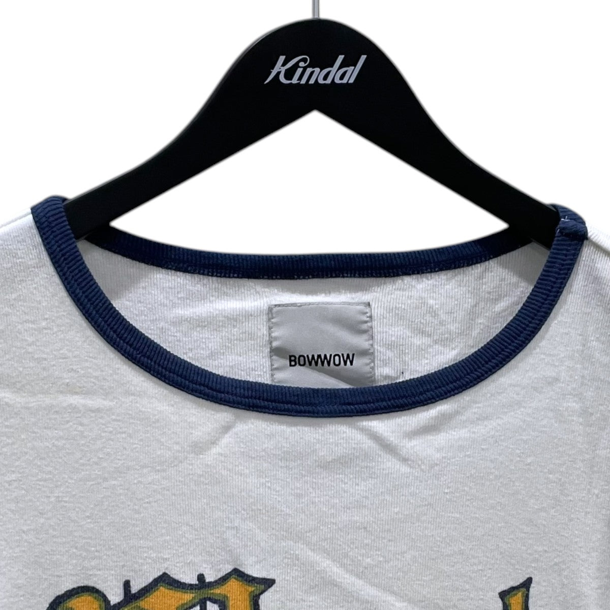 BOWWOW 25SS 加工Tシャツ WEST POINT LOGO RIBBED SS CS ウエスト・ポイントロゴ リブ ショートスリーブカットソー BW251-WLRCA 古着・中古-3枚目のアイテム画像
