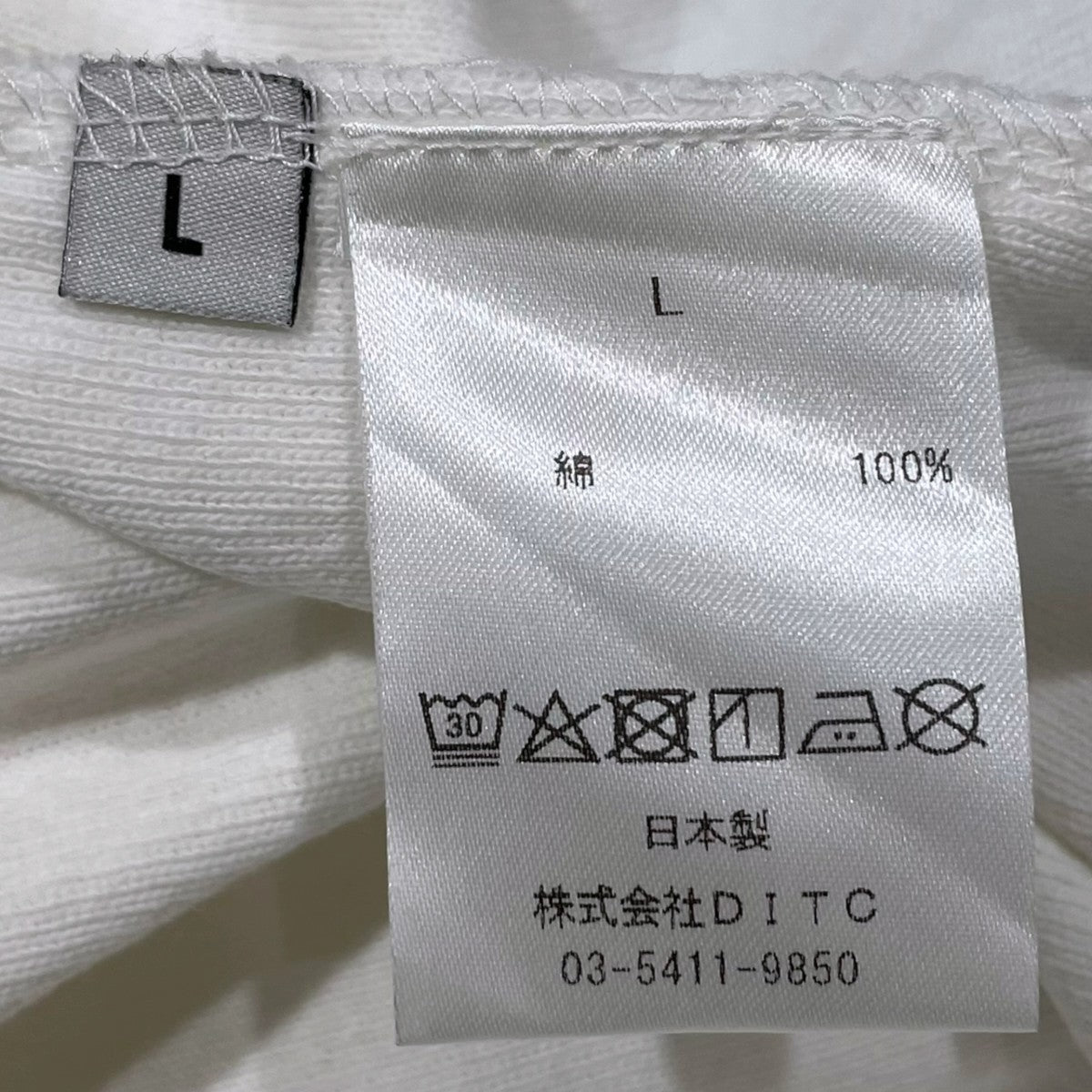 BOWWOW 25SS 加工Tシャツ WEST POINT LOGO RIBBED SS CS ウエスト・ポイントロゴ リブ ショートスリーブカットソー BW251-WLRCA 古着・中古-4枚目のアイテム画像