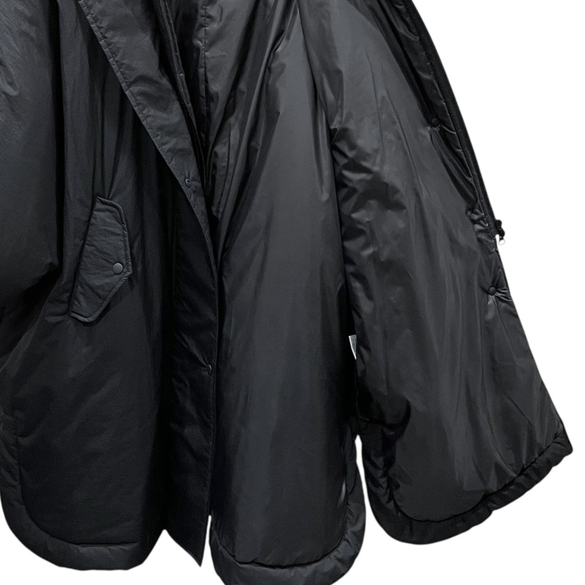 fce中綿入りポンチョ　ジャケット　S 黒 ポンチョ風ジャケット 13号・ブラック｜東京ソワールオンラインストア