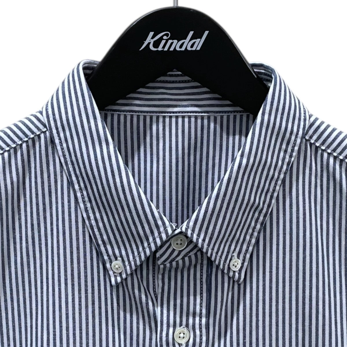 23SS ストライプ柄ボタンダウン半袖シャツ DRY OXFORD CORPORATE S／S B．D． SHIRT FSW-23-SH_004