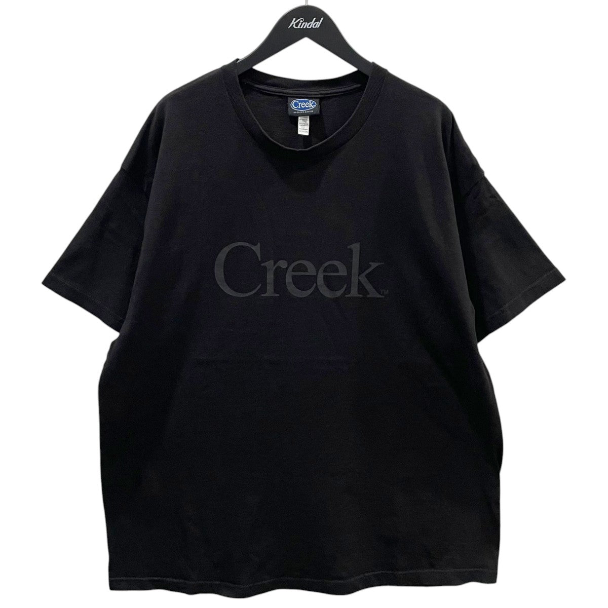2XL Creek Logo T-Shirt tee クリーク ロゴ Tシャツ Creek(クリーク) ロゴプリントTシャツ ブラック サイズ 2XL｜【公式
