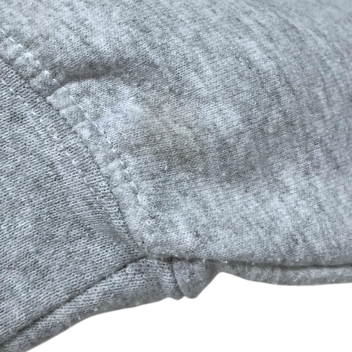 【HSC】creek quiet mountain パーカー Creek×quiet mountain ロゴプリントプルオーバーパーカー グレー