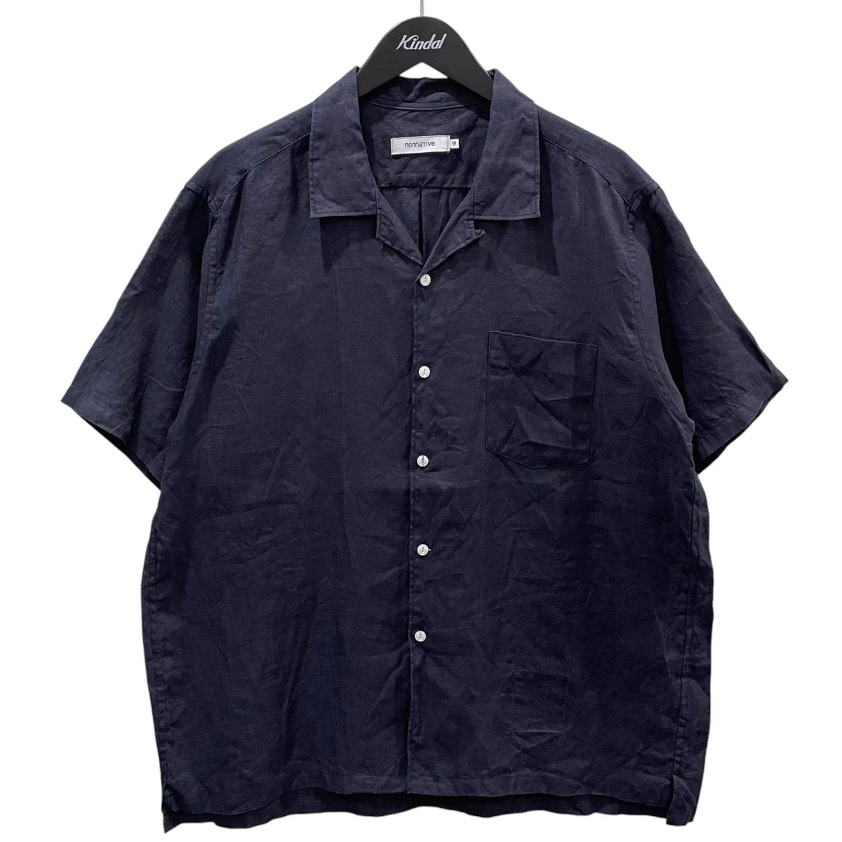25SS オープンカラー半袖リネンシャツ VOYAGER S／S SHIRT LINEN OXFORD ボイジャー ショートスリーブ シャツ リネン オックスフォード NN-S4618