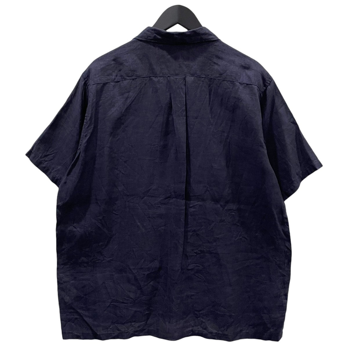 nonnative 半袖シャツ　ネイビー　サイズ3 nonnative(ノンネイティブ) 25SS オープンカラー半袖リネンシャツ