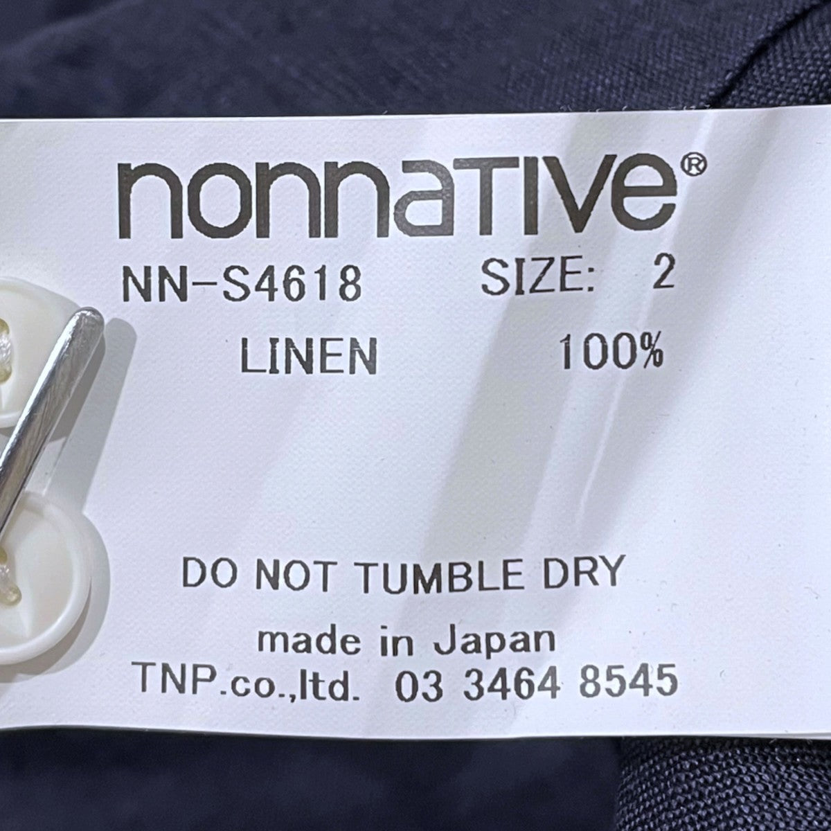 nonnative(ノンネイティブ) 25SS オープンカラー半袖リネンシャツ