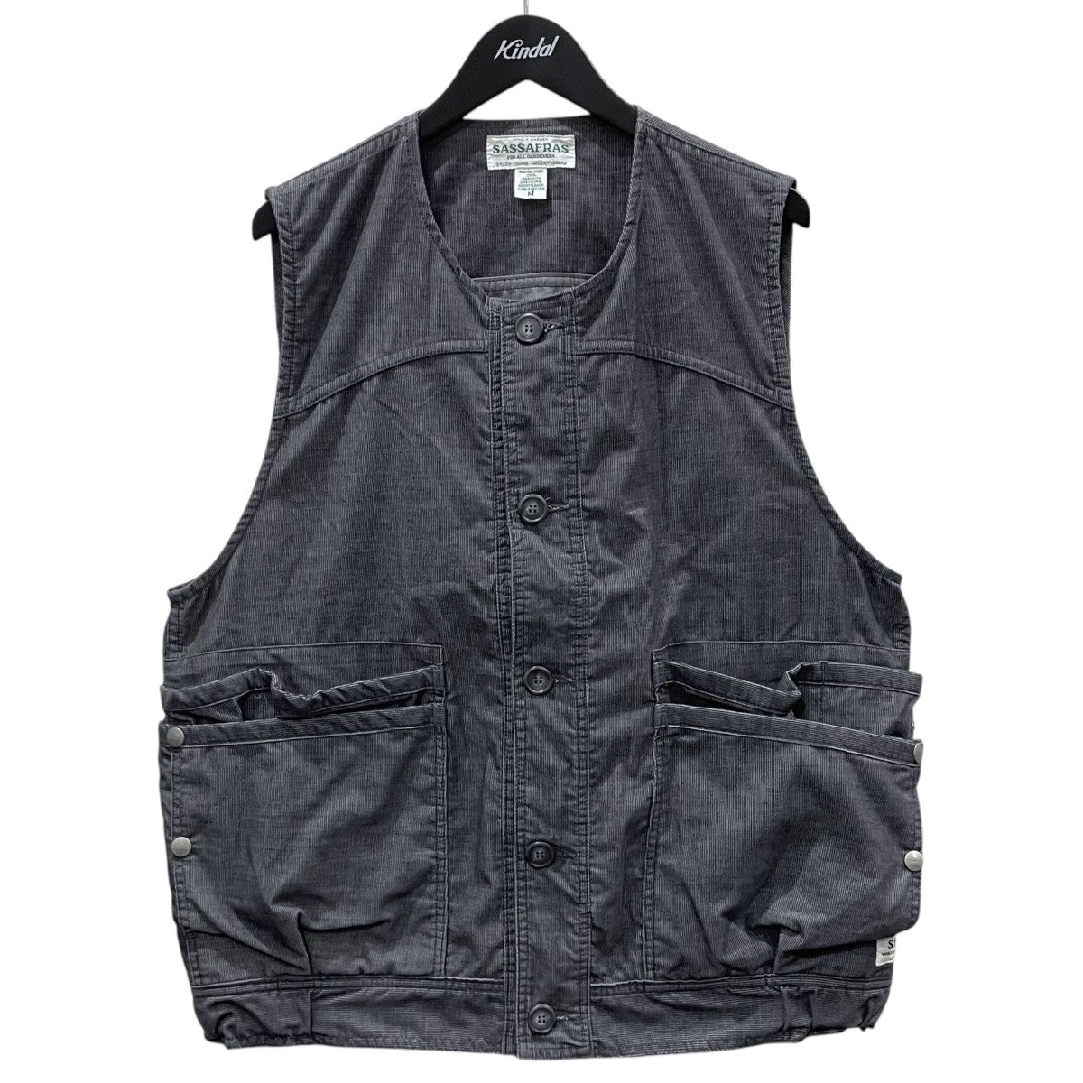 SASSAFRAS(ササフラス) コーデュロイベスト Overgrown Hiker