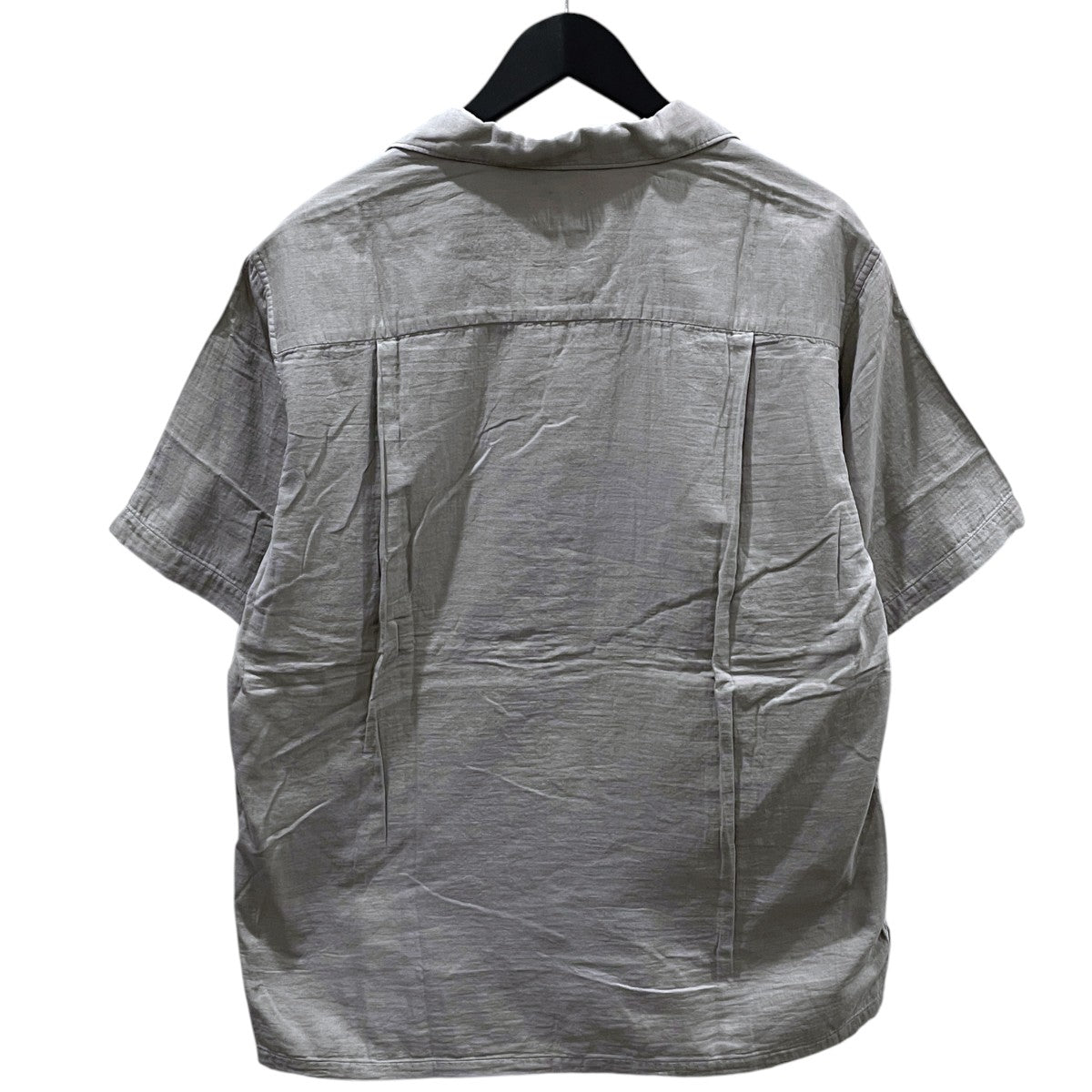 草木染め オープンカラー半袖シャツ Botanical Dye Shirt ボタニカルダイシャツ 4020700085
