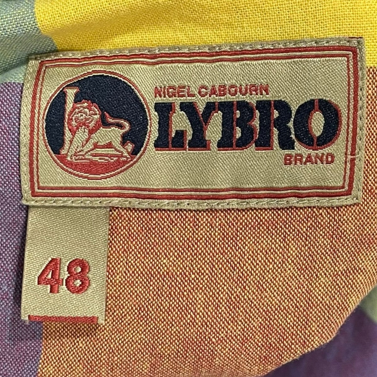 NIGEL CABOURN LYBRO 18SS チェック柄半袖シャツ SHORT SLEEVE SHIRT - COTTON ショートスリーブシャツ - コットン 8036-13-11000 古着・中古-5枚目のアイテム画像